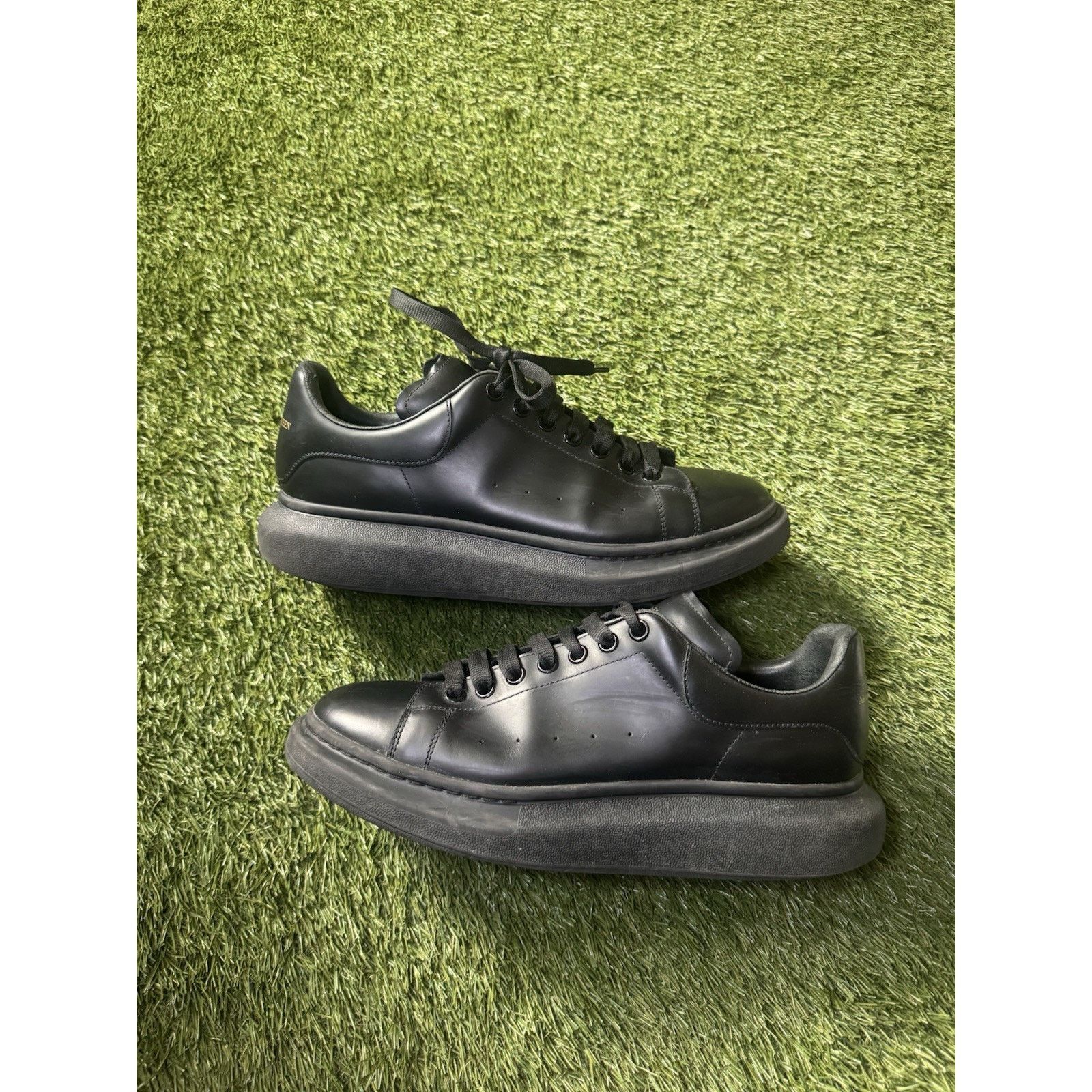 Alexander McQueen Alexander McQueen Oversized Sneaker Men’s All Black Size US 12 / EU 45 - 1 Thumbnail