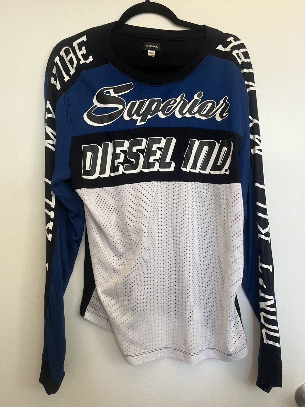 Diesel Diesel Superior Mesh Long-sleeve Shirt Medium Size US M / EU 48-50 / 2 - 1 Thumbnail