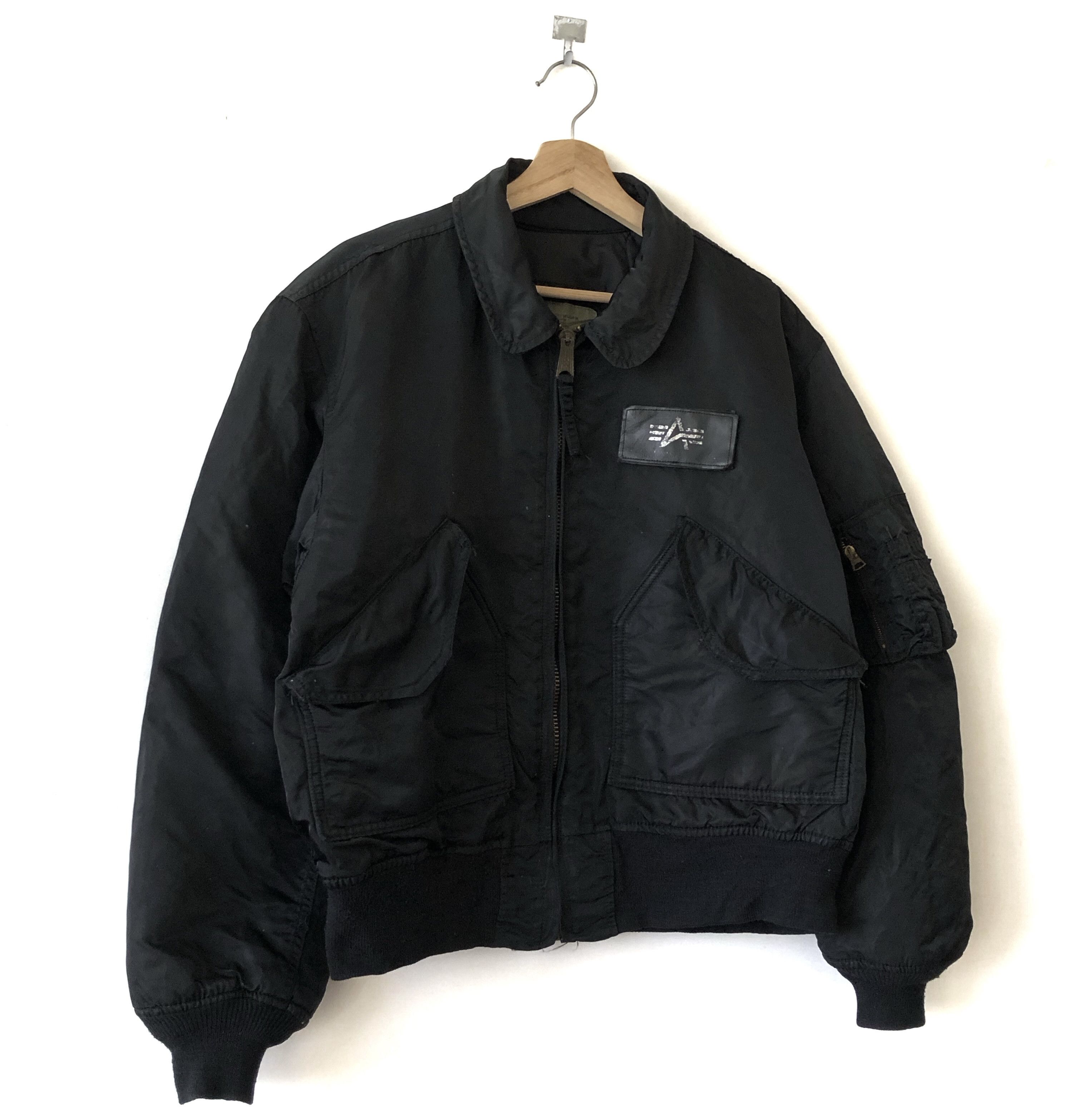 Alpha Industries VINTAGE ALPHA INDUSTRIES CWU-45/P FLIGHT JACKET IN LARGE Size US L / EU 52-54 / 3 - 6 Thumbnail