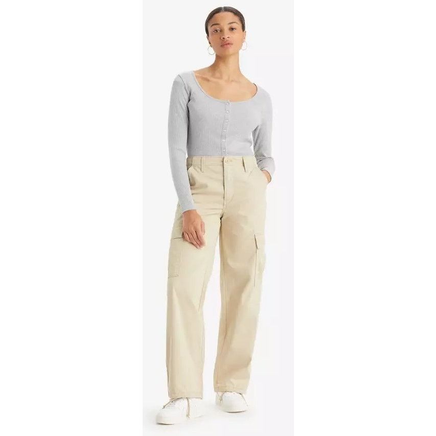 Levi's Levi's '94 Baggy Tan Drawstring Ankle Cargo Pants Size 30 Size 30" / US 8 / IT 44 - 7 Thumbnail