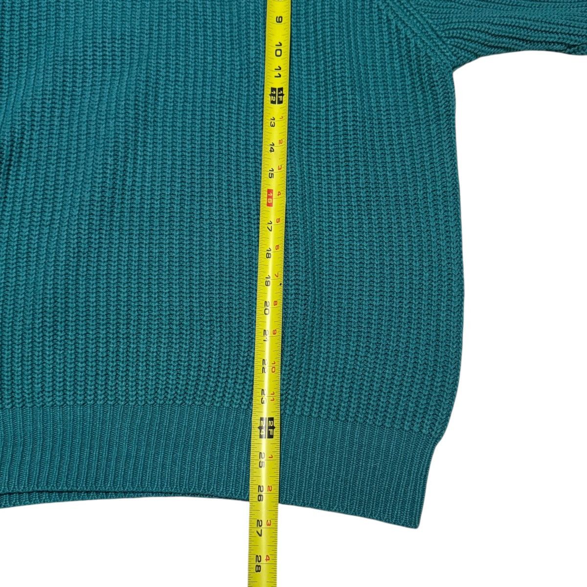 St. Johns Bay Vintage 90s St John's Bay Turquoise Knit Sweater Men's XL Size US XL / EU 56 / 4 - 7 Thumbnail