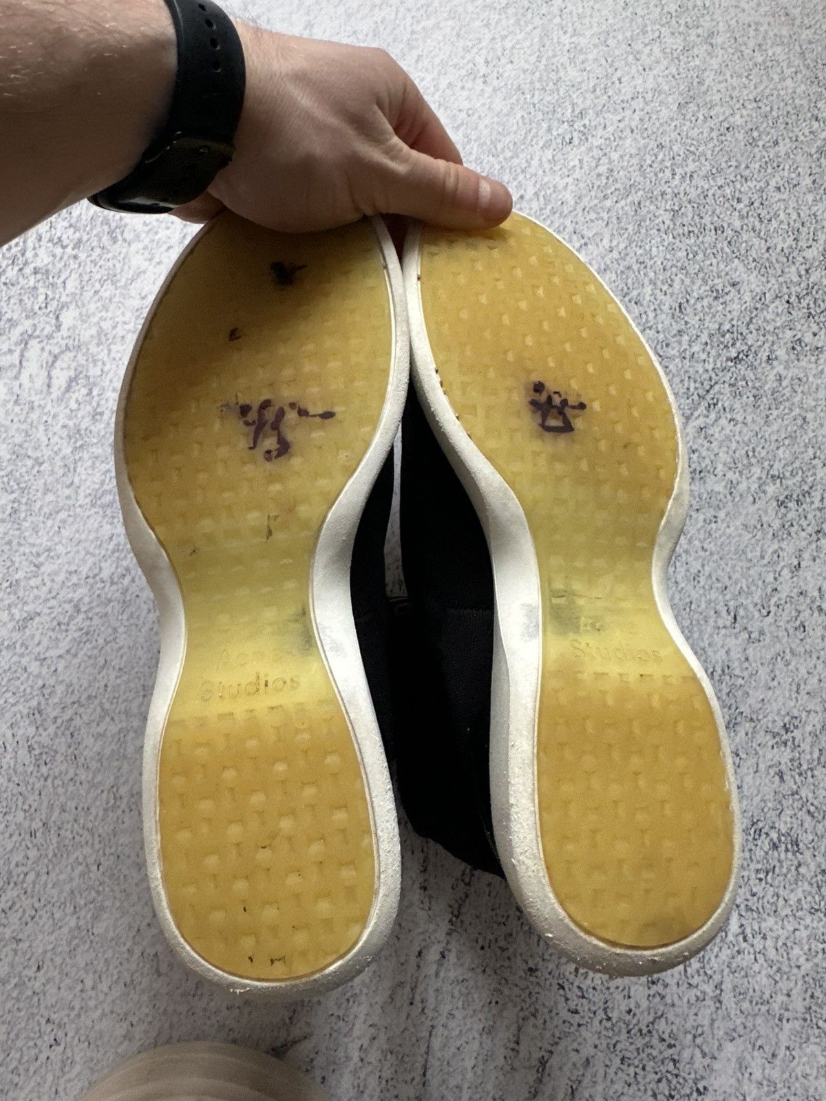 Acne Studios Acne Studios Tristan AS Black/White Sock Sneakers Size 38 Size US 8 / IT 38 - 12 Thumbnail