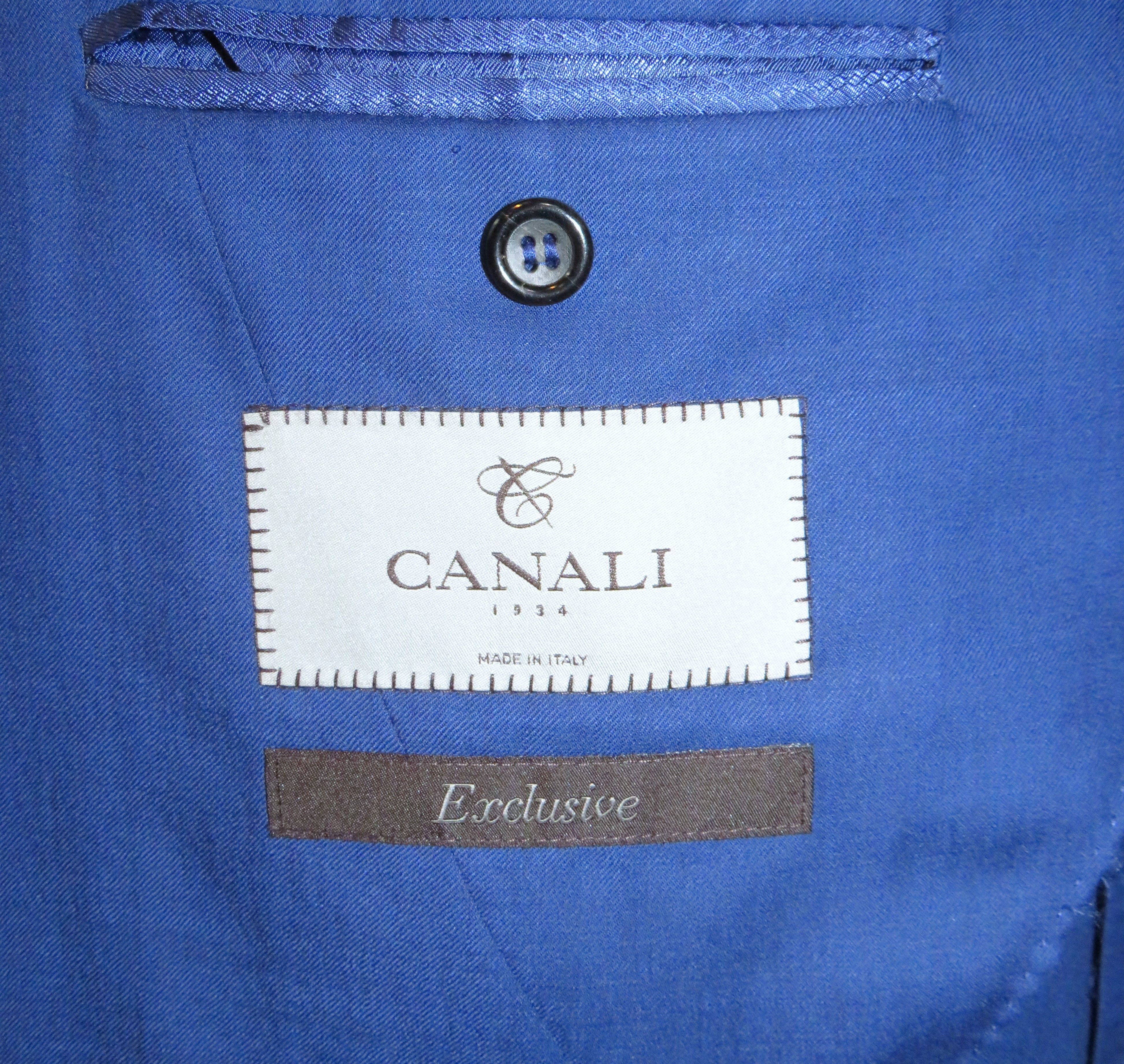 Canali 1934 Exclusive 100% Cashmere Two Button Blazer 54R NWT $3250 Size 54R - 13 Thumbnail
