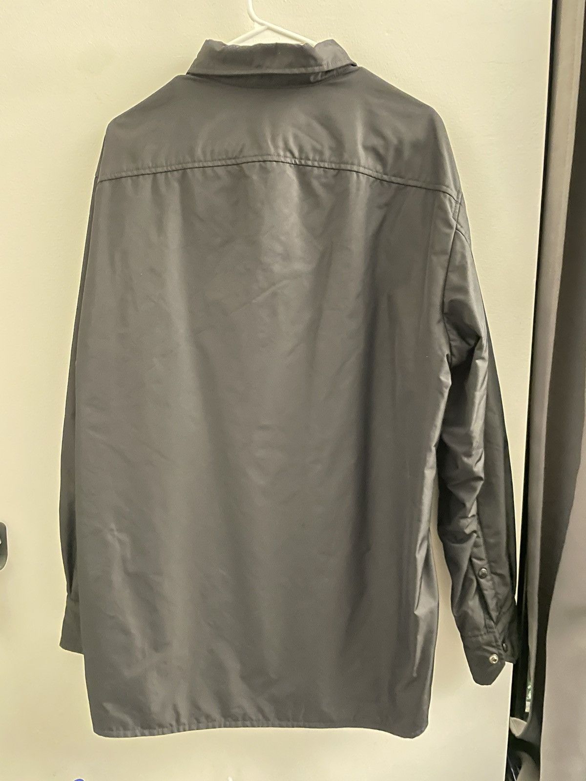 Valentino VALENTINO Logo Print Shirt Jacket Size US M / EU 48-50 / 2 - 2 Thumbnail