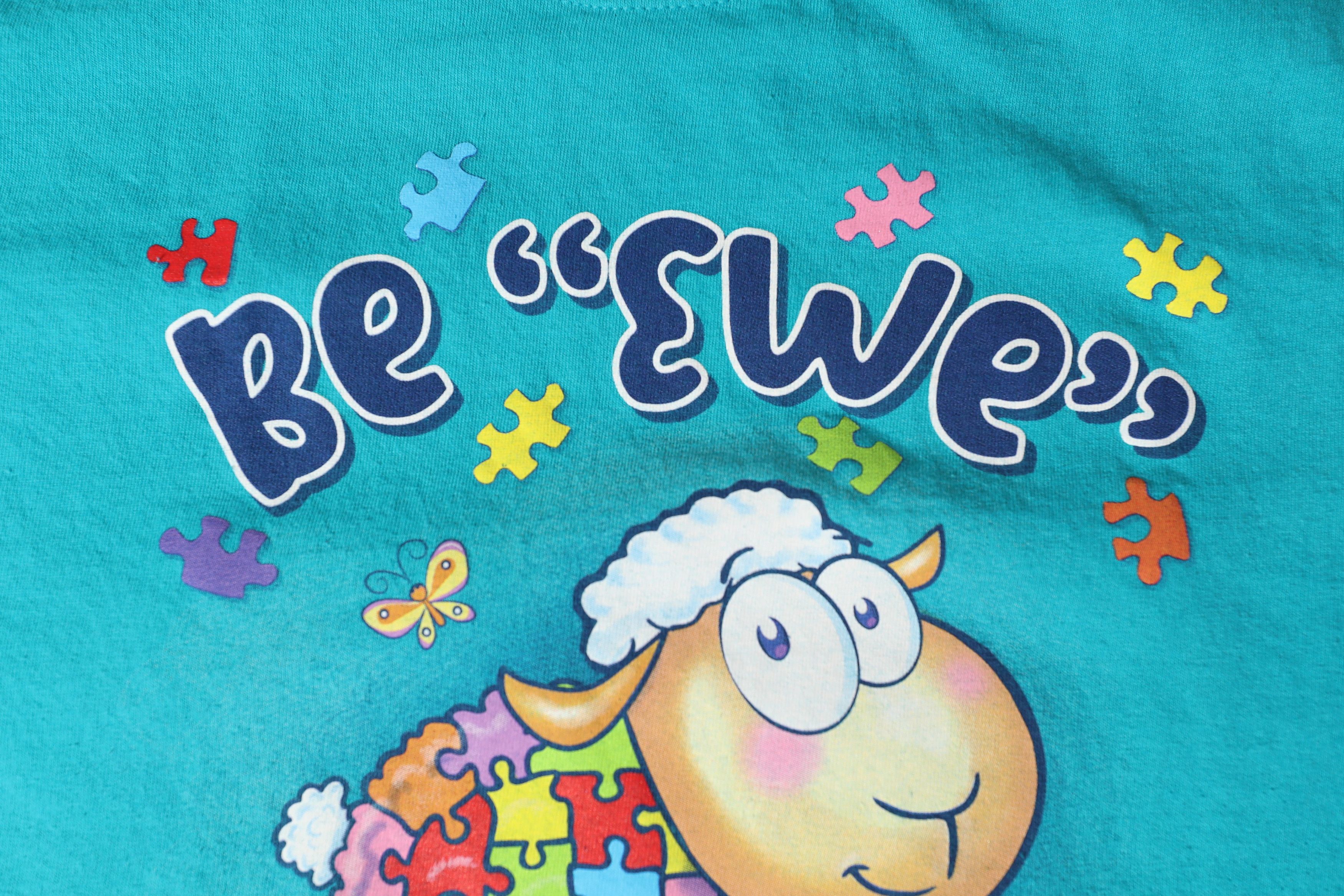 Gildan Be "Ewe" Autism Awareness Tee (L) Size US L / EU 52-54 / 3 - 6 Thumbnail