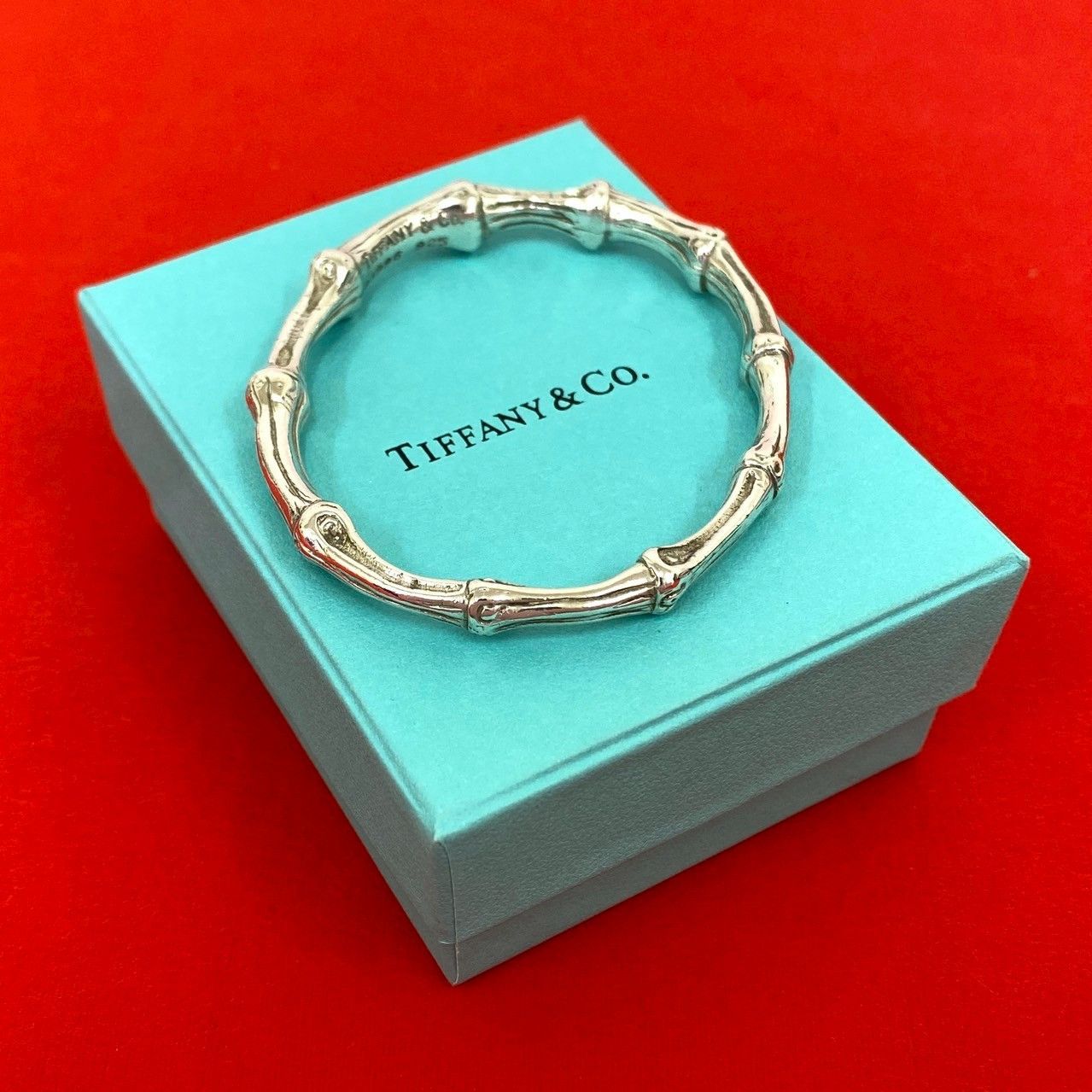 Tiffany & Co. Tiffany & Co. Tiffany & Co. Bamboo Silver Bracelet Precious Metal Bangle DUTY FREE for USA Size ONE SIZE - 1 Thumbnail