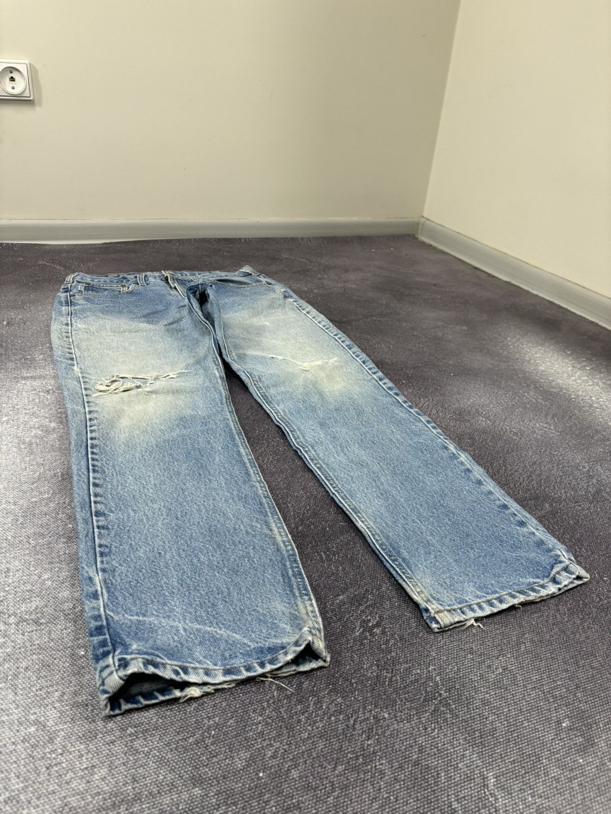 Carhartt Vintage Carhartt USA Faded Washed Blue Hype Denim Jeans Size US 32 / EU 48 - 8 Thumbnail