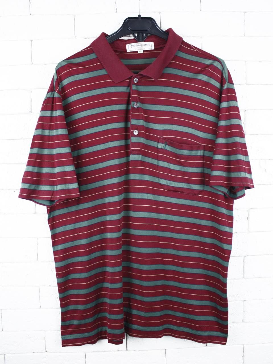 Yves Saint Laurent Yves Saint Laurent Polo Shirt Men’s Size L Vintage 90s YSL Size US L / EU 52-54 / 3 - 1 Thumbnail