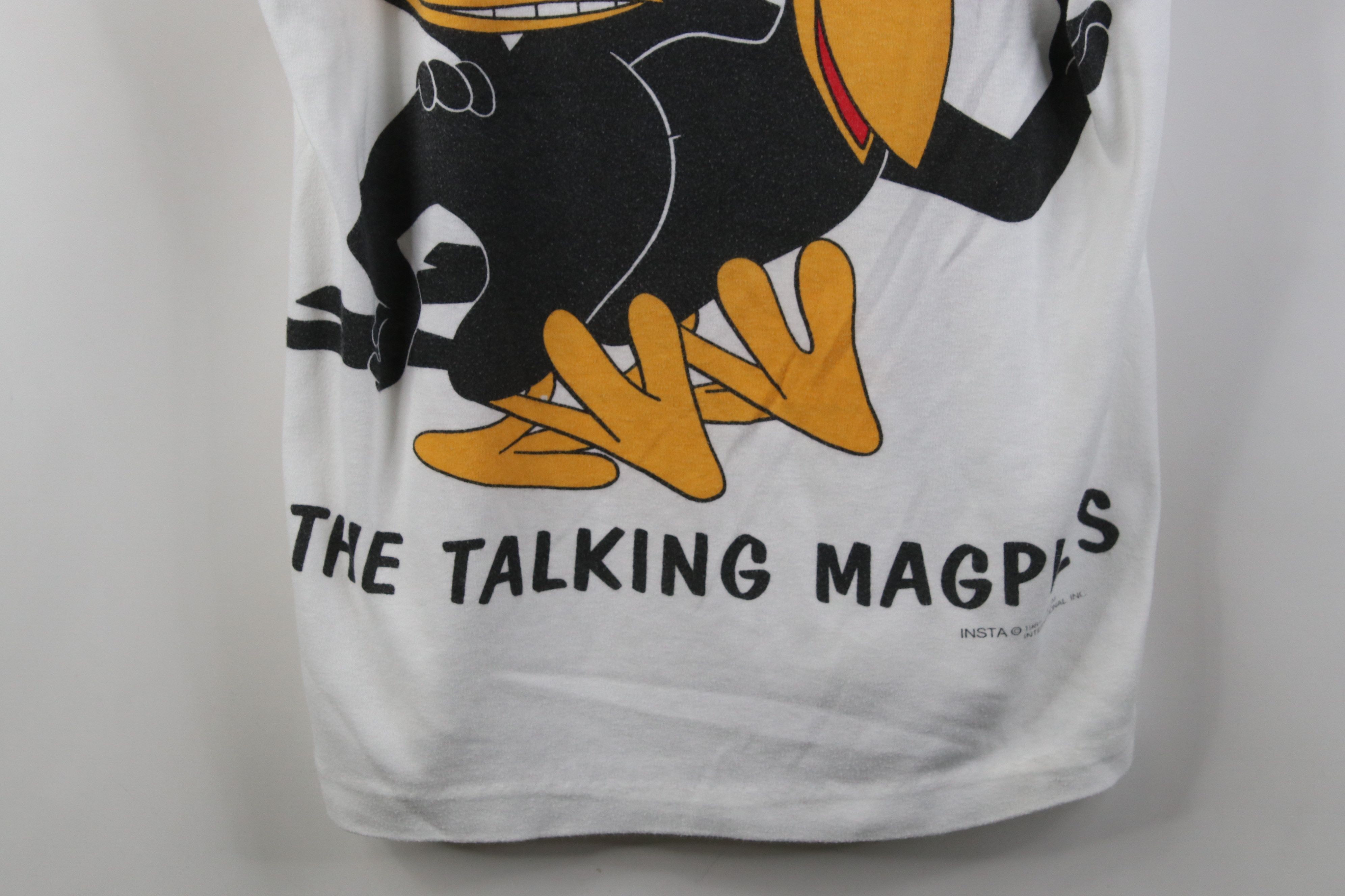 Vintage Vintage 80s Heckle and Jeckle The Magpies Comic T-Shirt Size S / US 4 / IT 40 - 3 Thumbnail