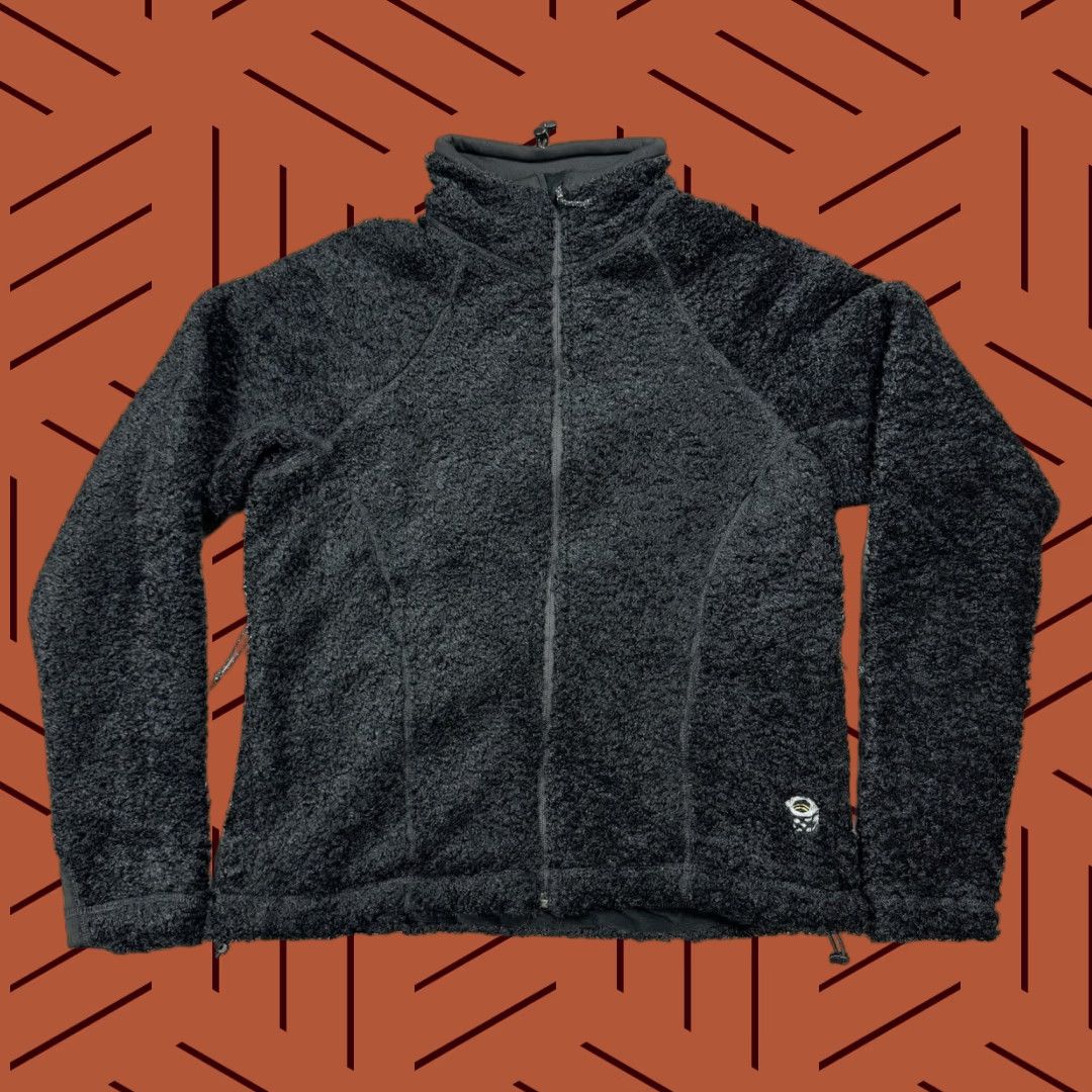 Mountain Hardwear MOUNTAIN HARDWEAR Womens USA Made Sherpa Fleece Fuzzy Full-Zip Sweater Jacket L Jacket Size L / US 10 / IT 46 - 1 Thumbnail
