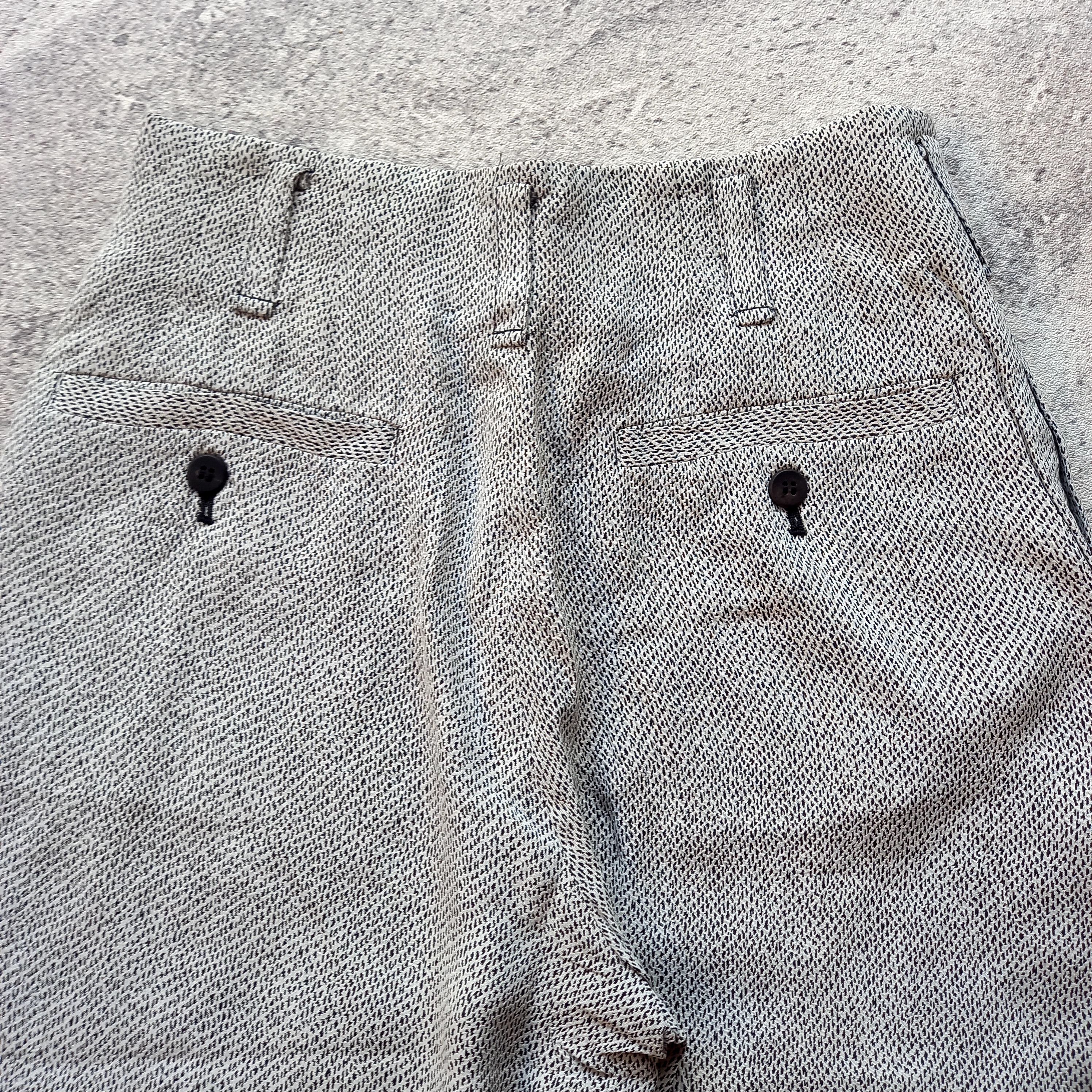 Issey Miyake 1990s Issey Miyake - High Waist Pattern Trouser Pants Size 26" / US 2 / IT 38 - 8 Thumbnail