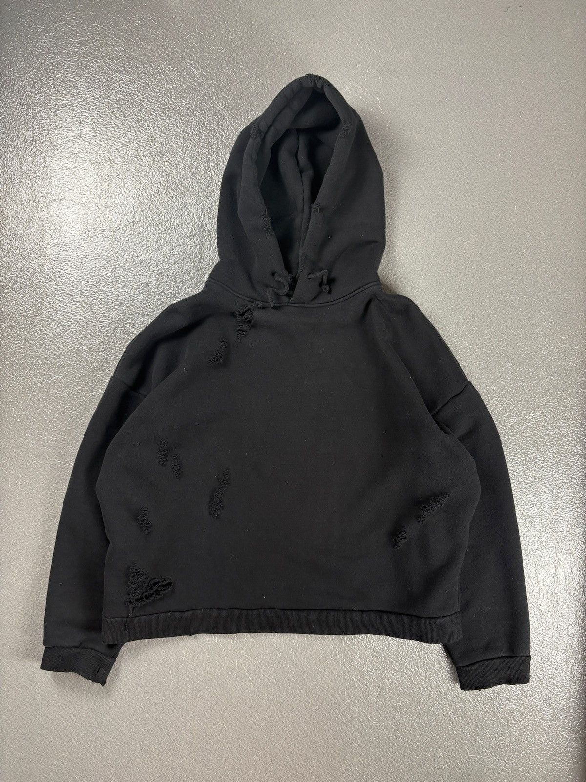 Japanese Brand Simpti Double Layered Boxy Hoodie Black Size US M / EU 48-50 / 2 - 1 Thumbnail