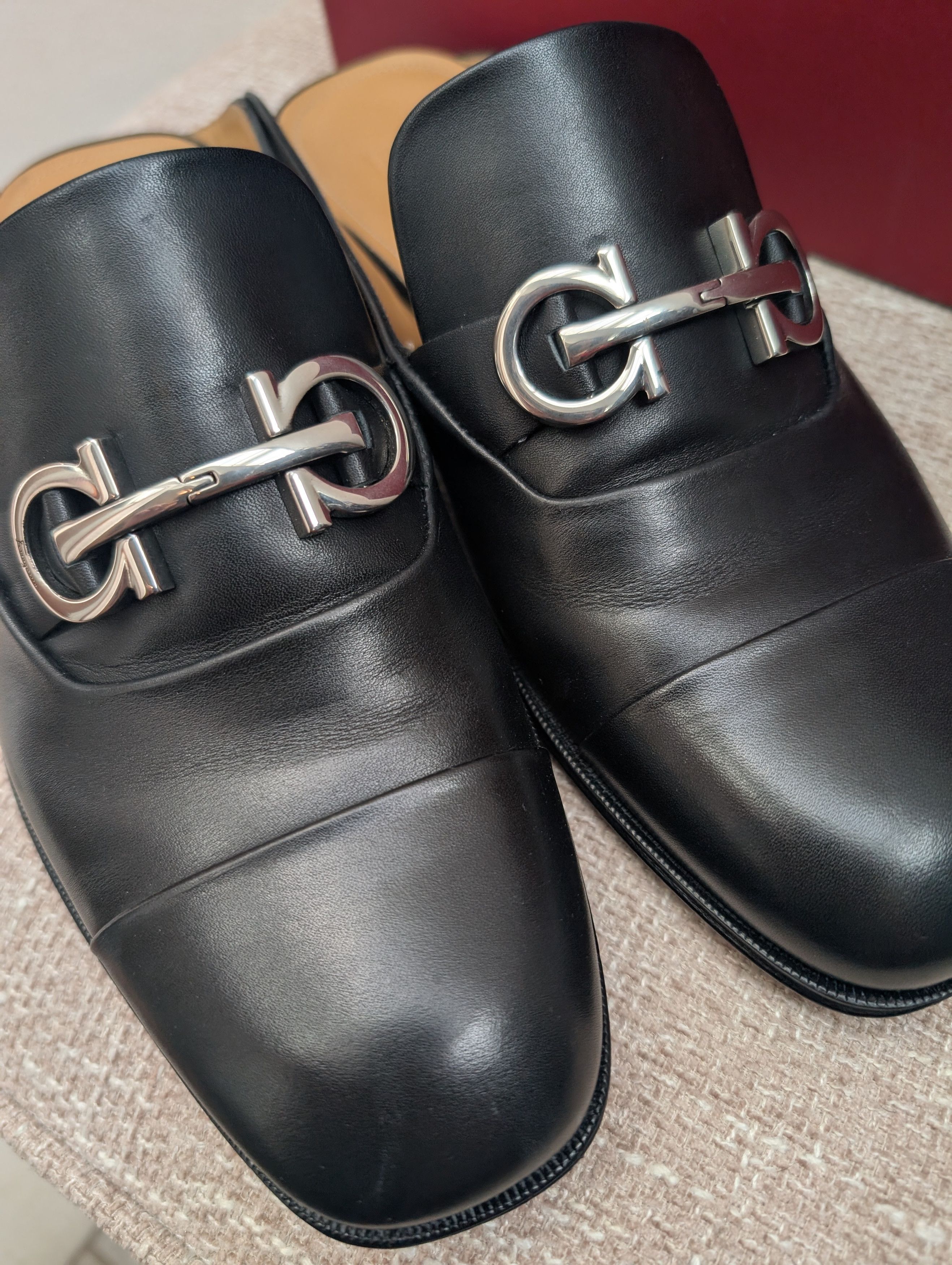 Salvatore Ferragamo Ferragamo GAB mule - Gancini buckle Size US 6 / EU 39 - 8 Thumbnail
