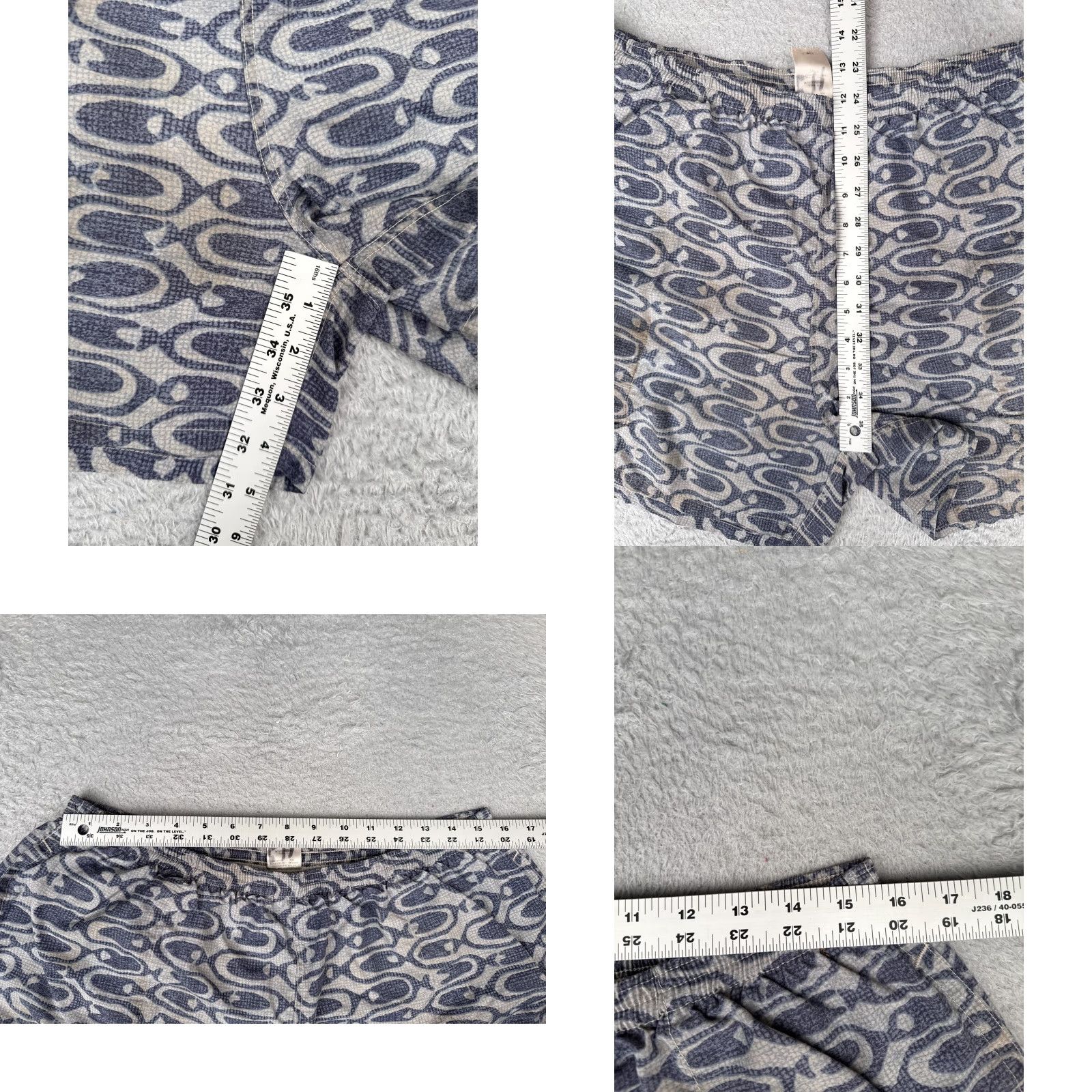 Patagonia Patagonia Shorts Men XL Blue 5" Inseam Cotton Nylon Lined Drawstring Waist 100% Nylon Gym Run 5" Vintage No? Size US 36 / EU 52 - 8 Thumbnail
