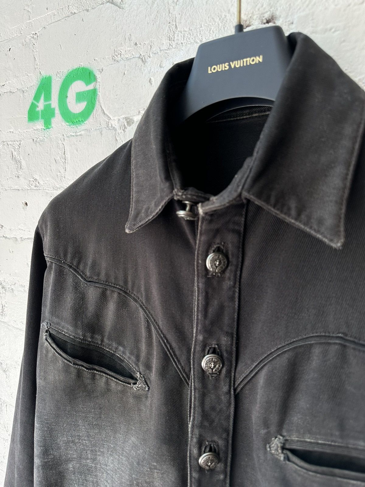 Chrome Hearts CHROME HEARTS FLUR DENIM JACKET Size US M / EU 48-50 / 2 - 2 Thumbnail