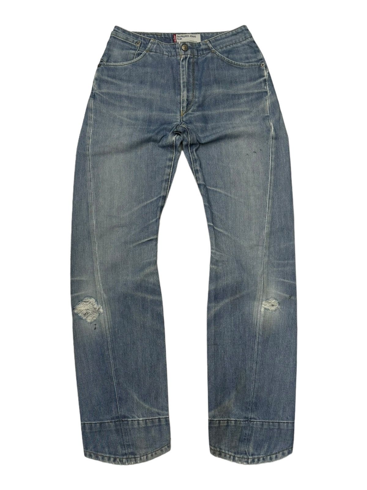 Levi's LEVIS ENGINEERED DISTRESSED SLIM DENIM JEANS Size 26" / US 2 / IT 38 - 1 Thumbnail
