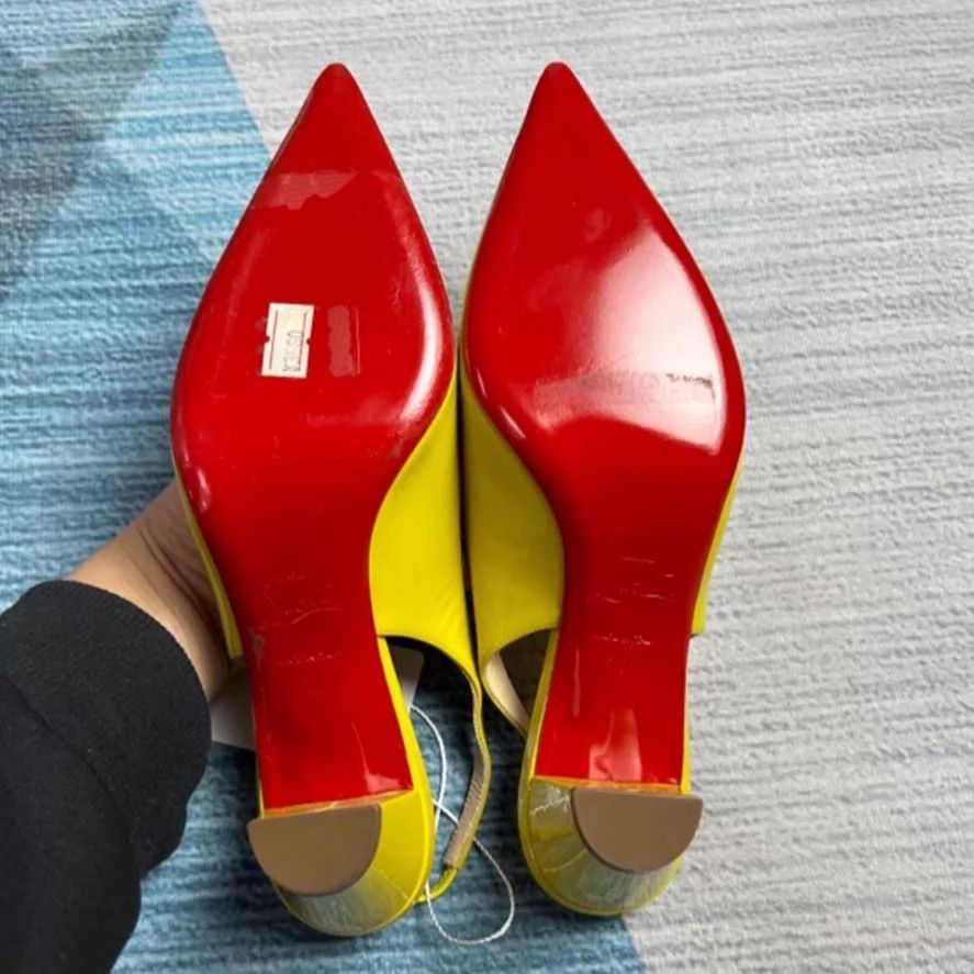 Christian Louboutin CL Heels 37 Size US 6.5 / IT 36.5 - 3 Thumbnail