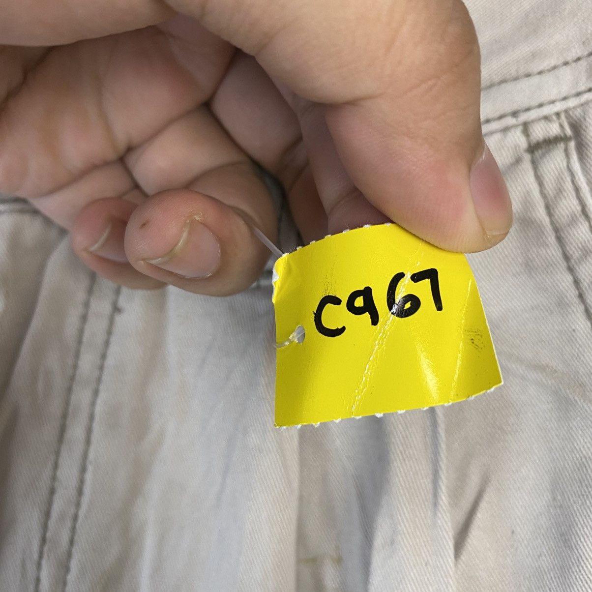 Japanese Brand DL Suolotions White Cargo Multipocket Pants #C967 Size 25" / US 0 / IT 36 - 15 Thumbnail
