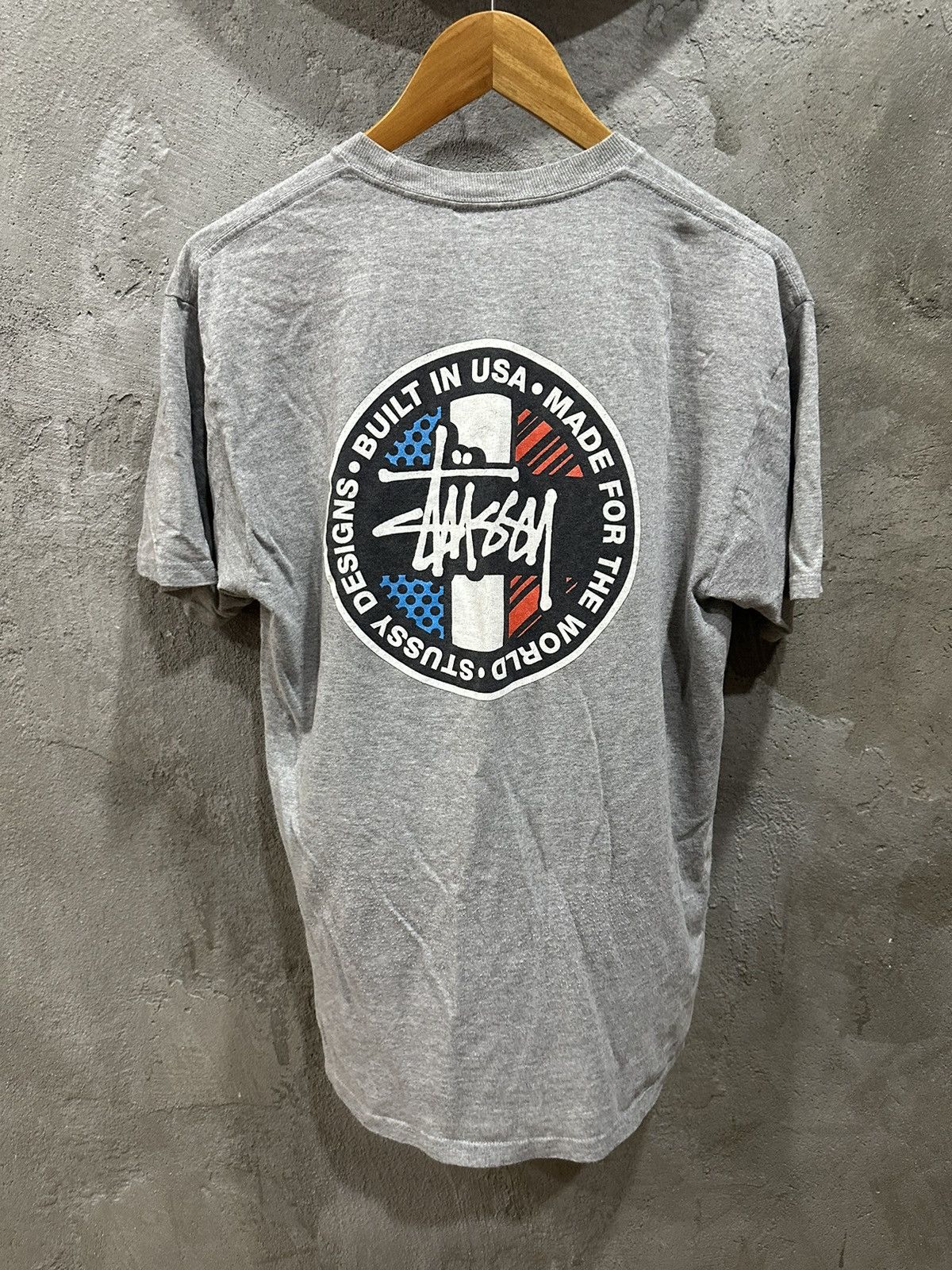 Stussy Stussy 2000s Design Grey Medium Size Tee Size US M / EU 48-50 / 2 - 2 Thumbnail