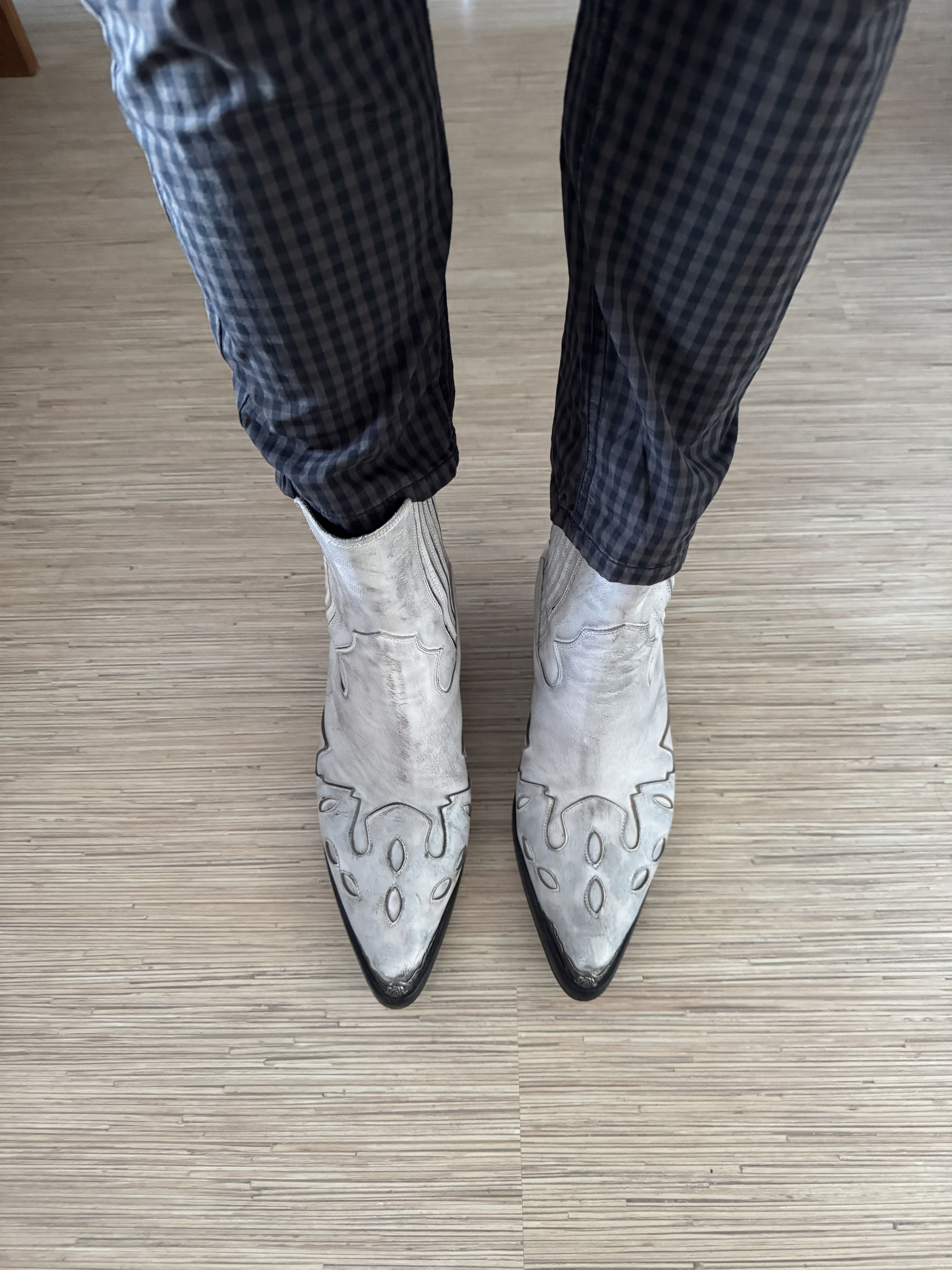 Enfants Riches Deprimes Enfants Riches Deprimes Midnight Cowboy Boots Worn Out White Size US 9 / EU 42 - 11 Thumbnail
