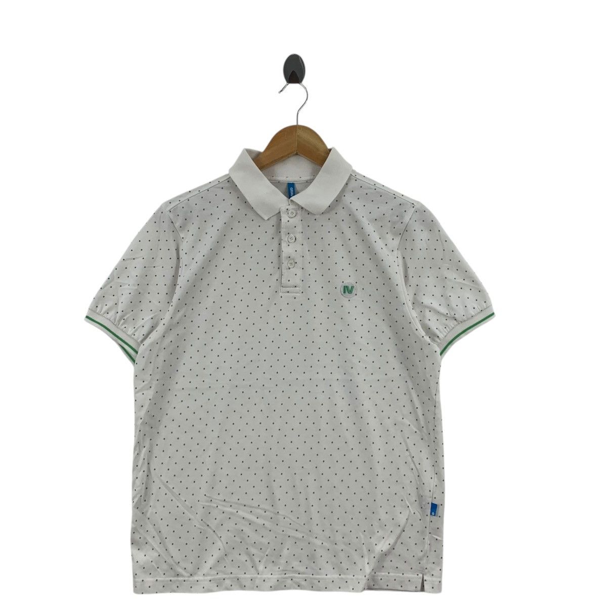 Burton Vintage BURTON SKATEBOARD GRAVIS Polka Dot Polo Tee Shirt Size US M / EU 48-50 / 2 - 3 Thumbnail
