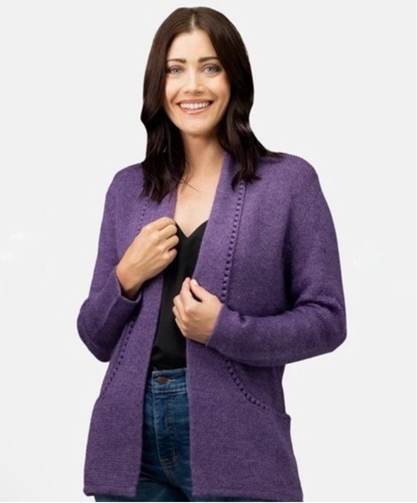 Other NWOT Simply Natural Open Front Cardigan Women One Size Peru Size ONE SIZE - 11 Thumbnail