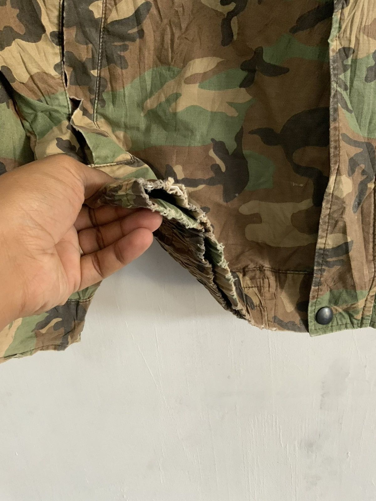 Japanese Brand Camouflage Woodland Tactical Bondage Military Jacket Size US L / EU 52-54 / 3 - 8 Thumbnail
