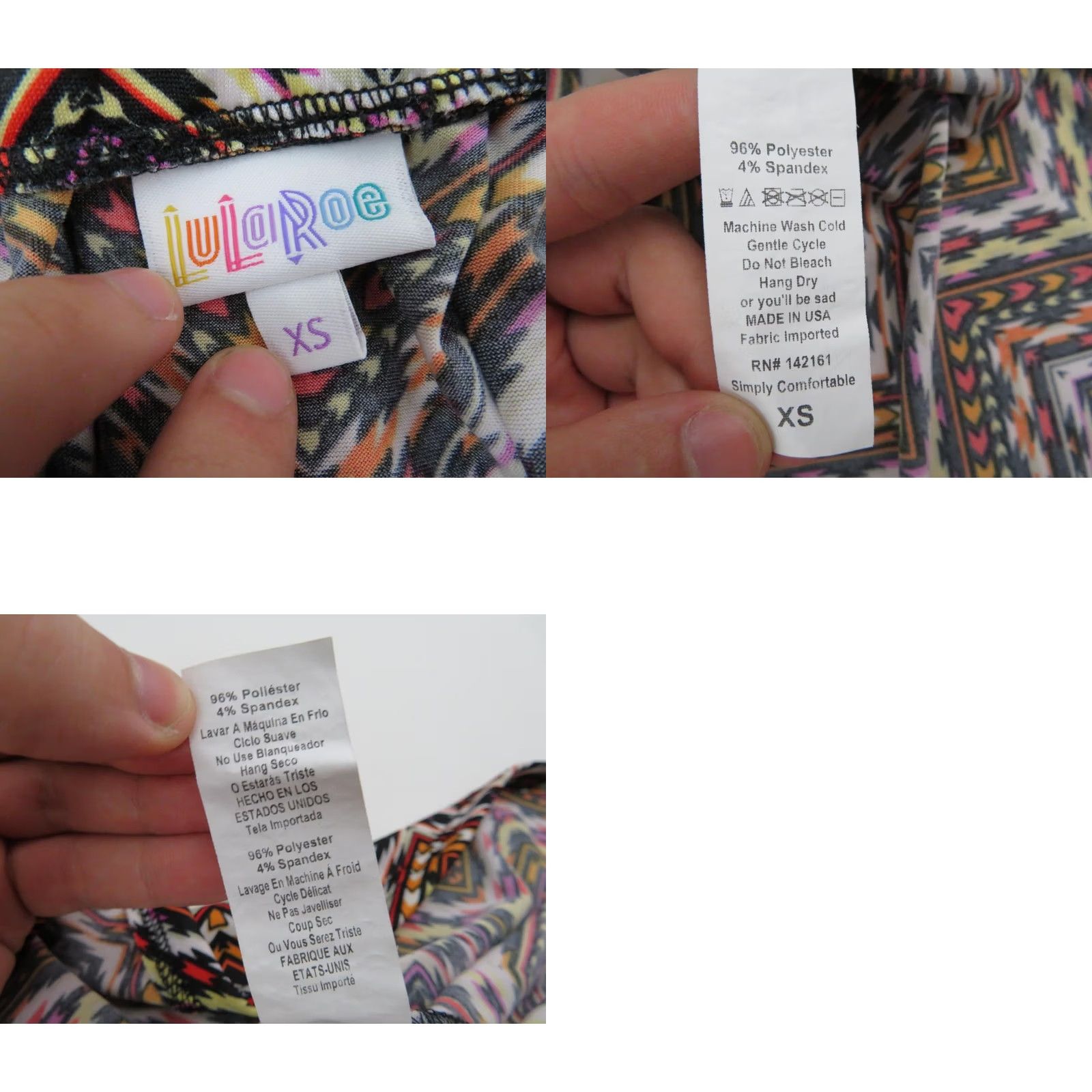 Vintage LuLaRoe Madison Skirt XS Pockets Geometric Neon Pink Aztec Women's Madison Skirt XS Geometric Neon Pink Aztec LuLaRoe Size 26" / US 2 / IT 38 - 8 Thumbnail