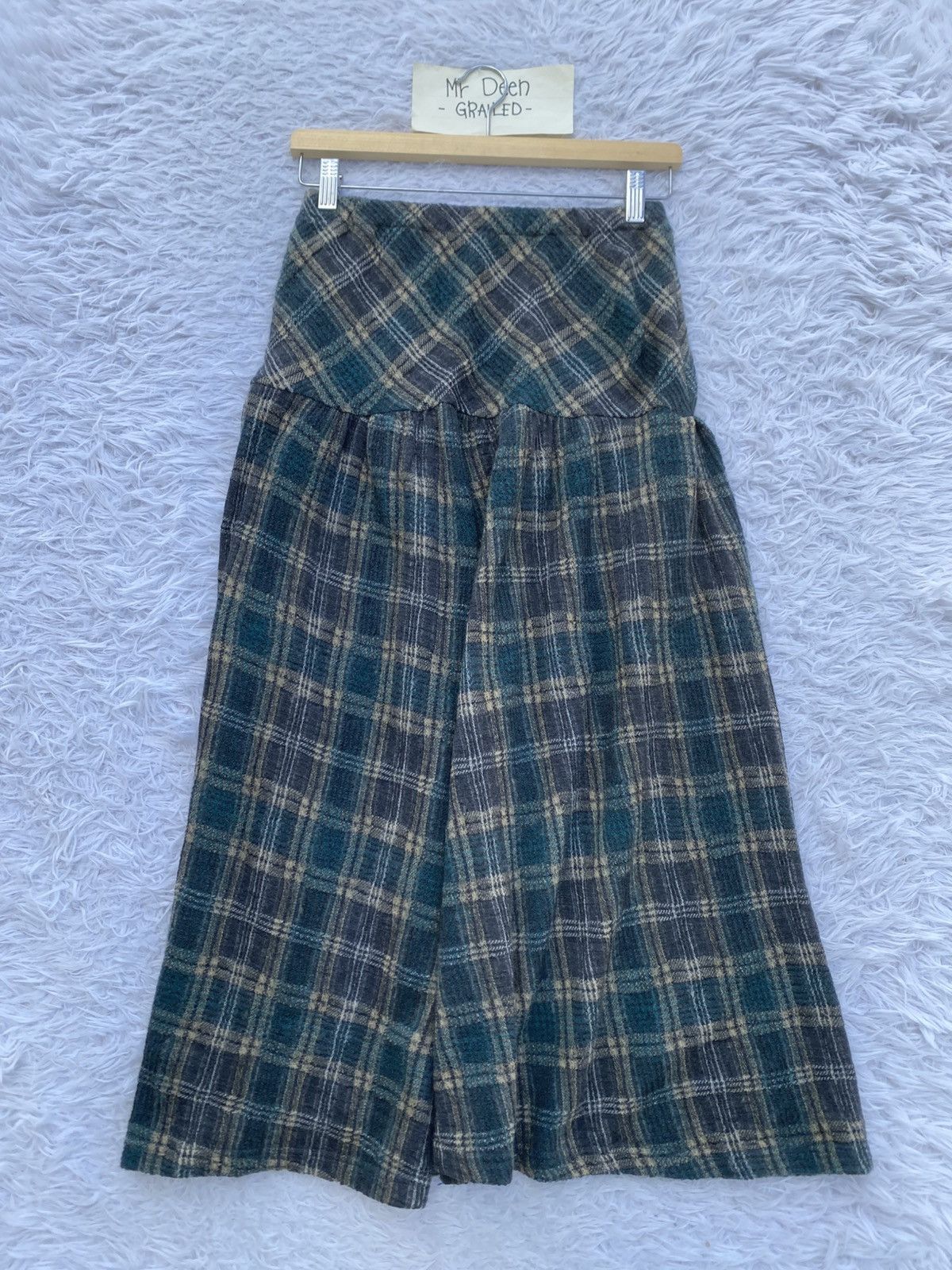 Issey Miyake Rare Vintage 90s Issey Miyake Plantation Midi Skirt Size 22" - 17 Thumbnail
