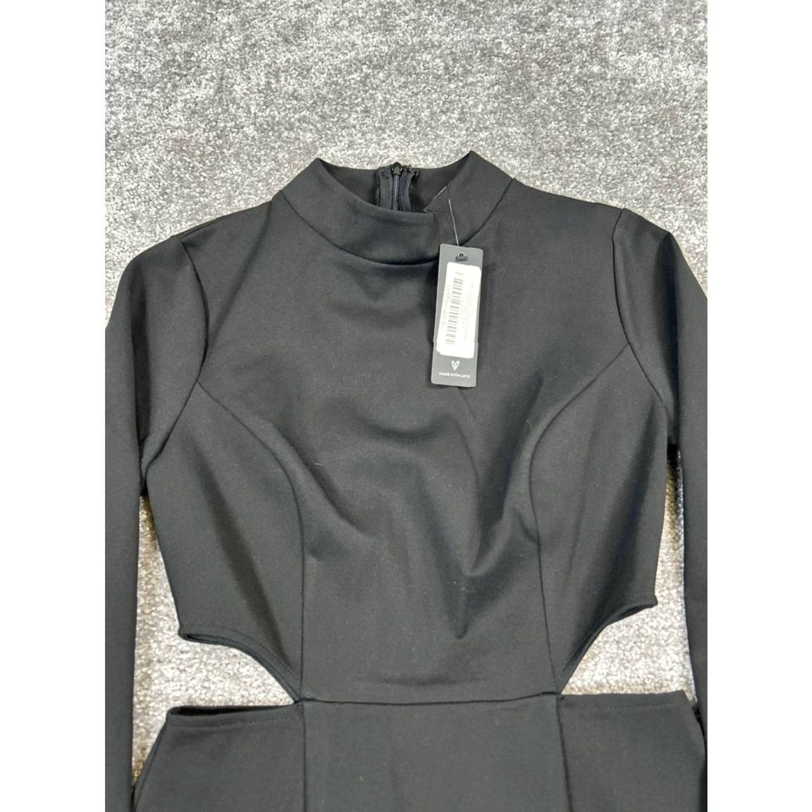Lulus Lulus Dress Womens XS Black Bodycon Blouson New Size XS / US 0-2 / IT 36-38 - 2 Thumbnail