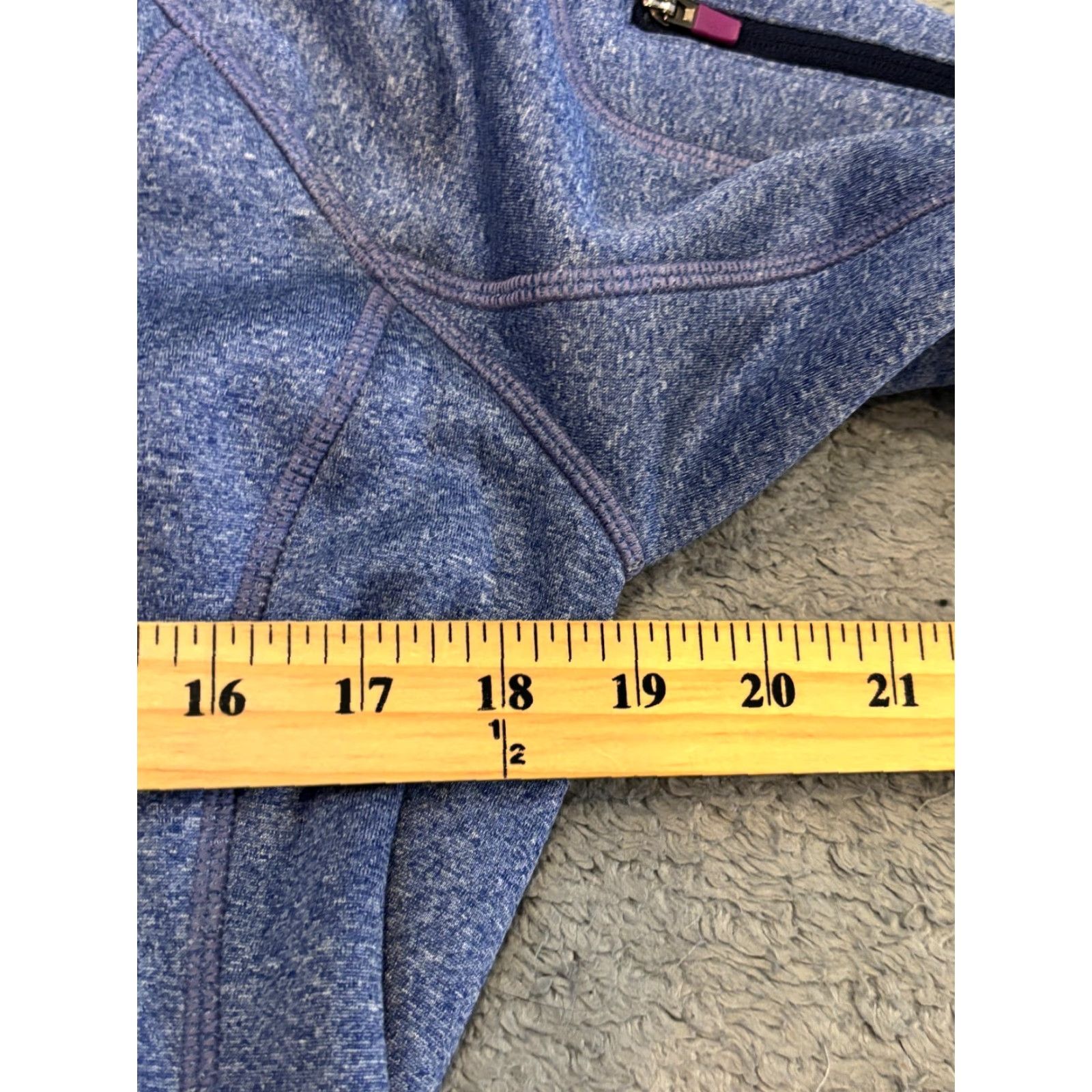 Athleta Athleta Jacket Womens Small Blue Hooded Fleece Lined Sherpa Full Zip 929632 Size S / US 4 / IT 40 - 3 Thumbnail
