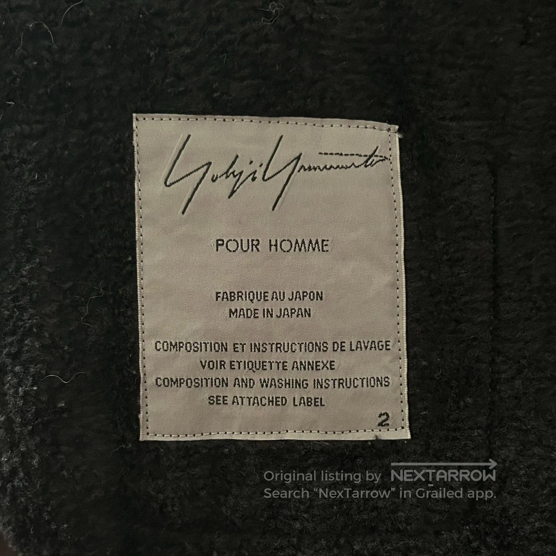Yohji Yamamoto Yohji Yamamoto Black Wool Blazer Jacket. Size US M / EU 48-50 / 2 - 5 Thumbnail