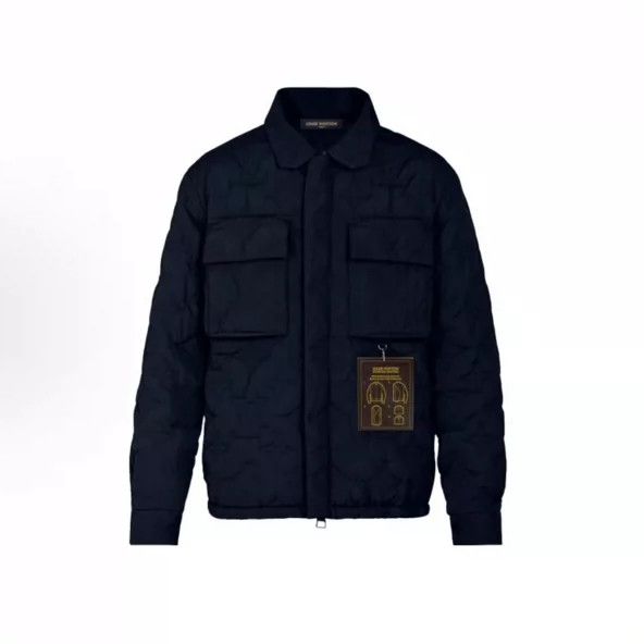 Louis Vuitton louis vuitton Embossed and embossed full logo jacket Size US L / EU 52-54 / 3 - 3 Thumbnail