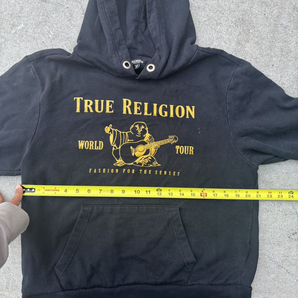 True Religion Black True Religion Zip Hoodie Size M Size US M / EU 48-50 / 2 - 4 Thumbnail