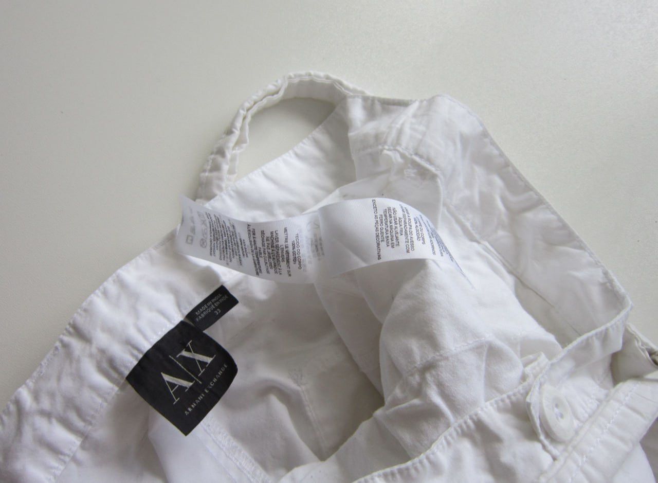 Armani Exchange Armani Exchange Light White Trousers Size US 33 - 6 Thumbnail