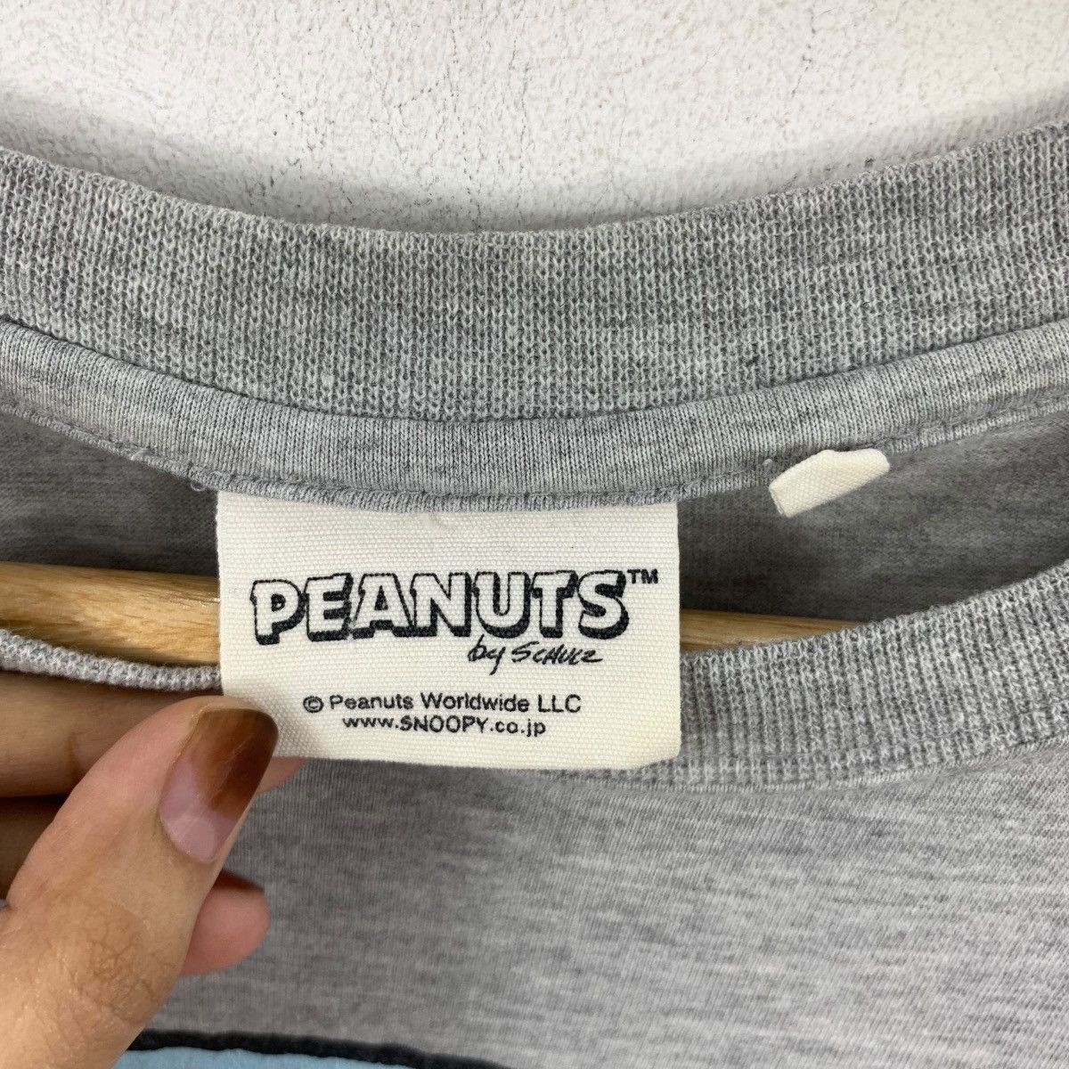 Peanuts PEANUTS SNOOPY ASTRONAUT Schulz Comic Tee Shirt Top Strip Size US L / EU 52-54 / 3 - 9 Thumbnail