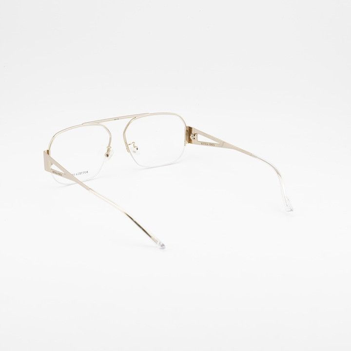 Bottega Veneta Bottega Veneta BV1067O 002 Eyeglasses Gold 56mm Aviator Fram Size ONE SIZE - 11 Thumbnail