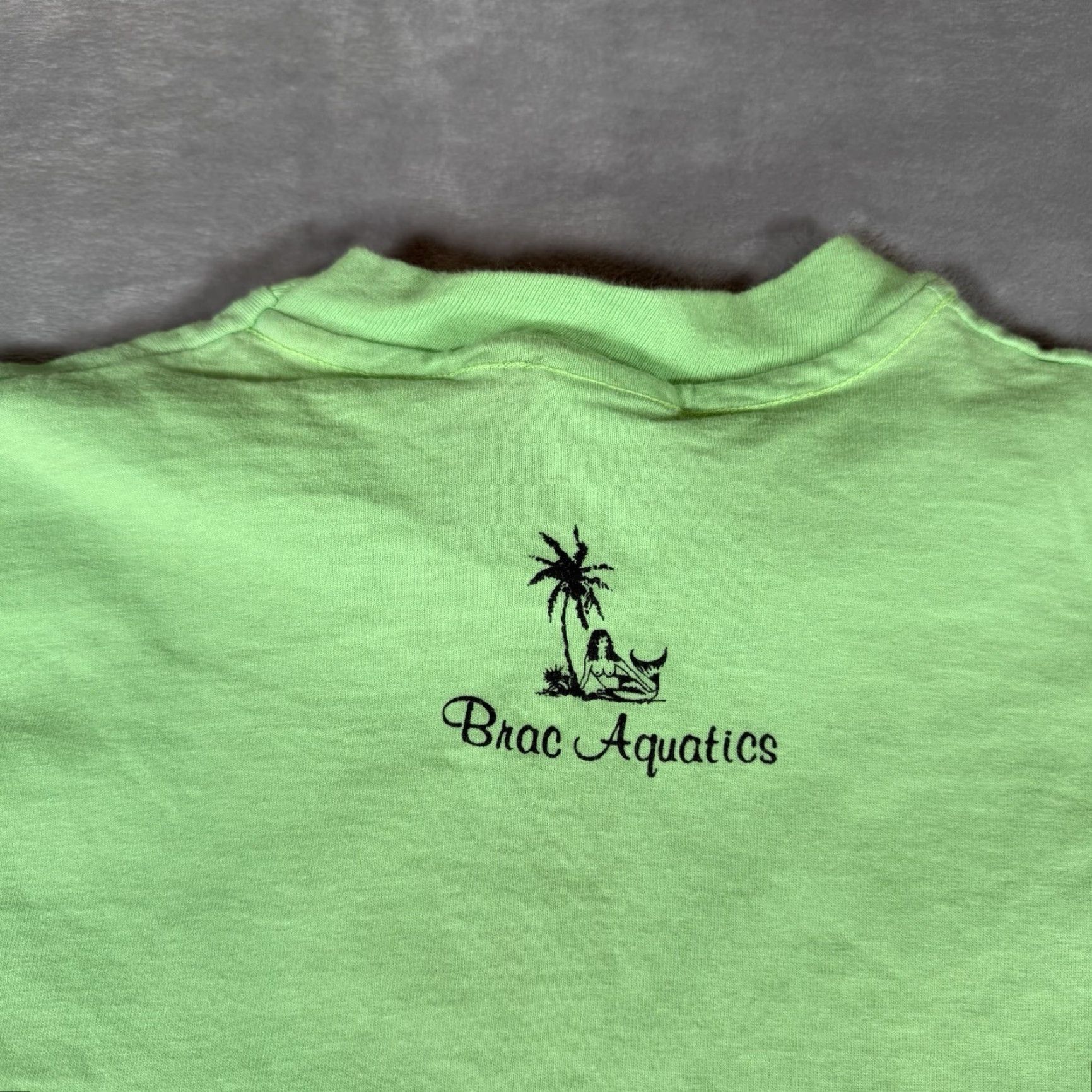 Vintage VINTAGE Funny Graphic Print T-Shirt Cayman Islands Green Adult Medium 90s Mens Size US M / EU 48-50 / 2 - 7 Thumbnail