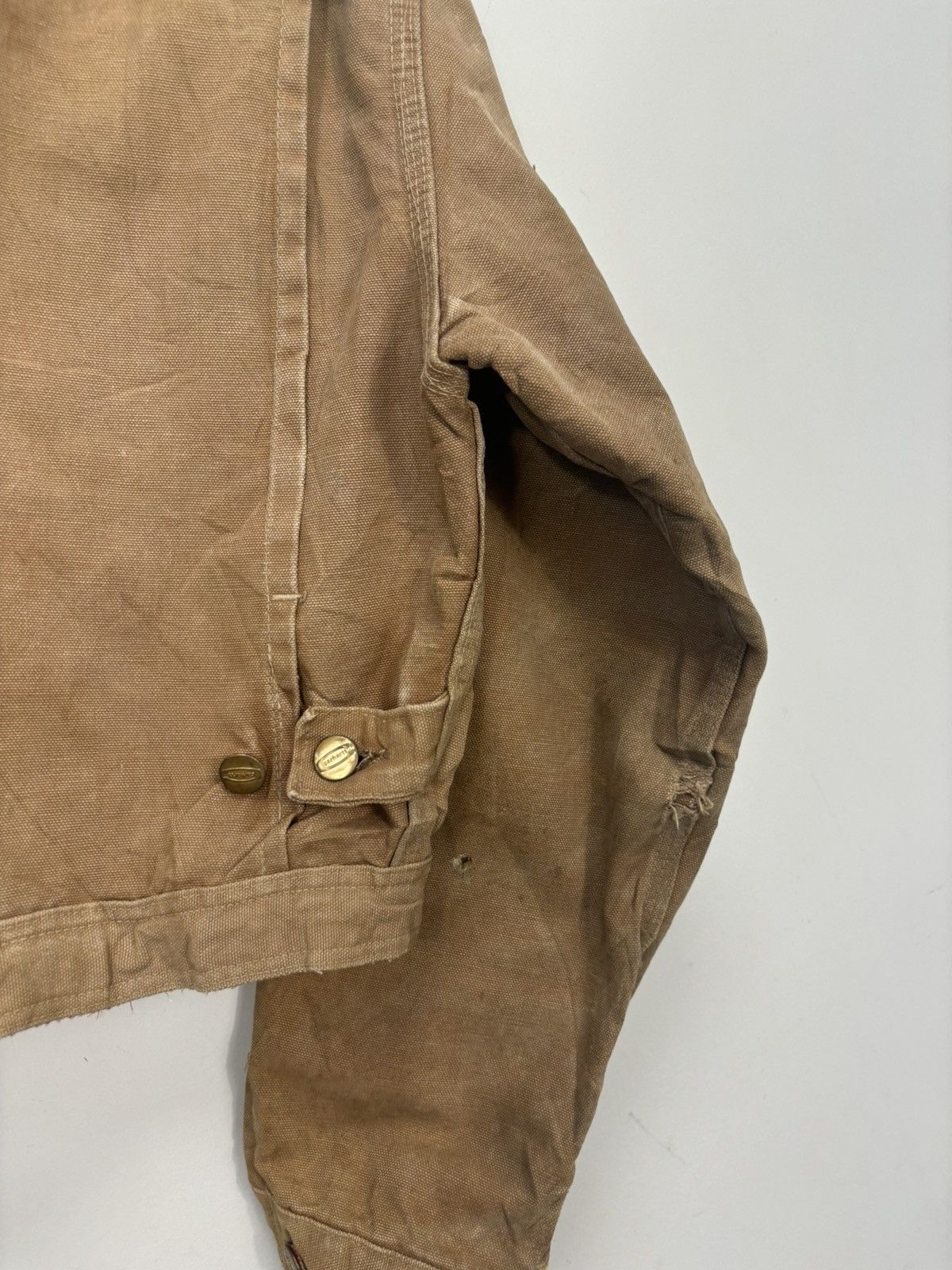 Carhartt Vintage Carhartt USA 80s Faded Boxy Cropped Detroit Jacket Size US M / EU 48-50 / 2 - 19 Thumbnail