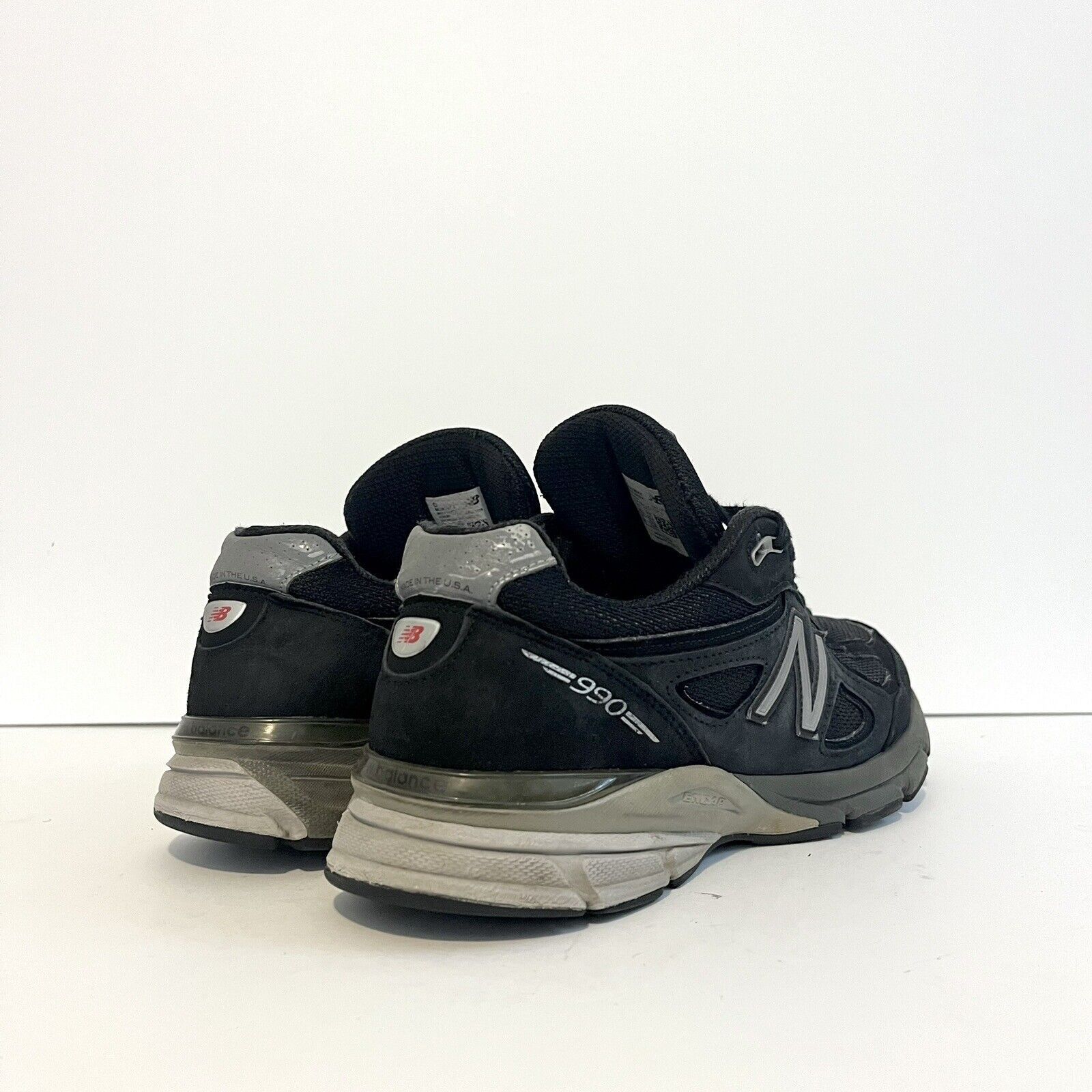 New Balance New Balance 990 M990BK4 Made in USA Suede Rare Sz 10 Size US 10 / EU 43 - 4 Thumbnail