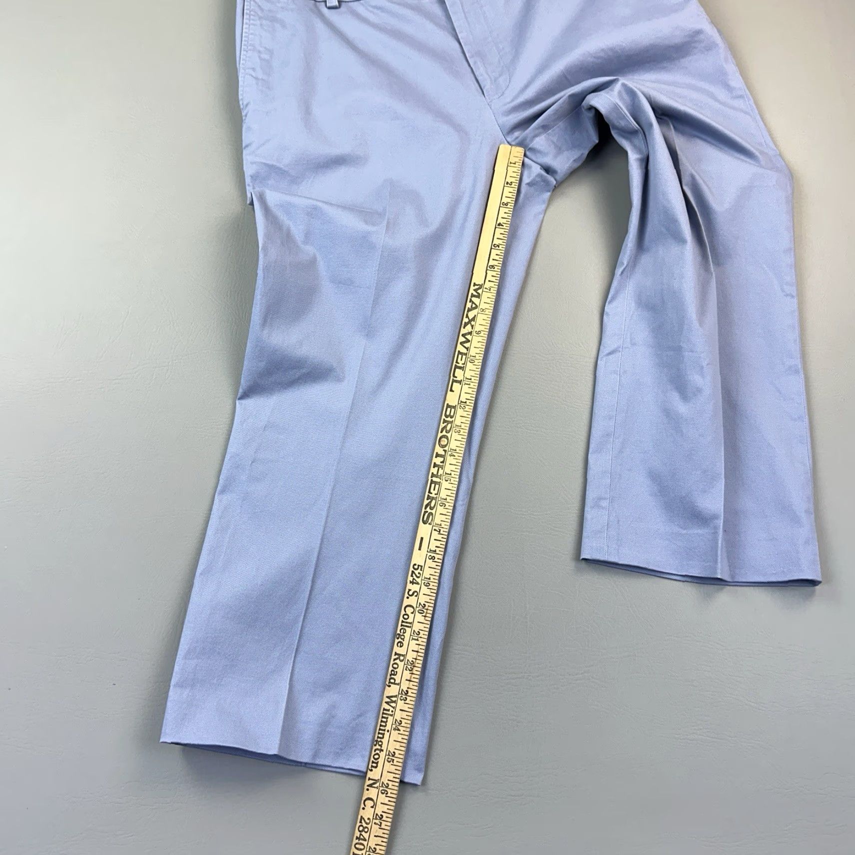 Southern Tide Southern Tide Pants Mens 36x26 Channel Marker Flat Front Chino Altered Hem Blue Regular Straight Xs? Size US 36 / EU 52 - 2 Thumbnail