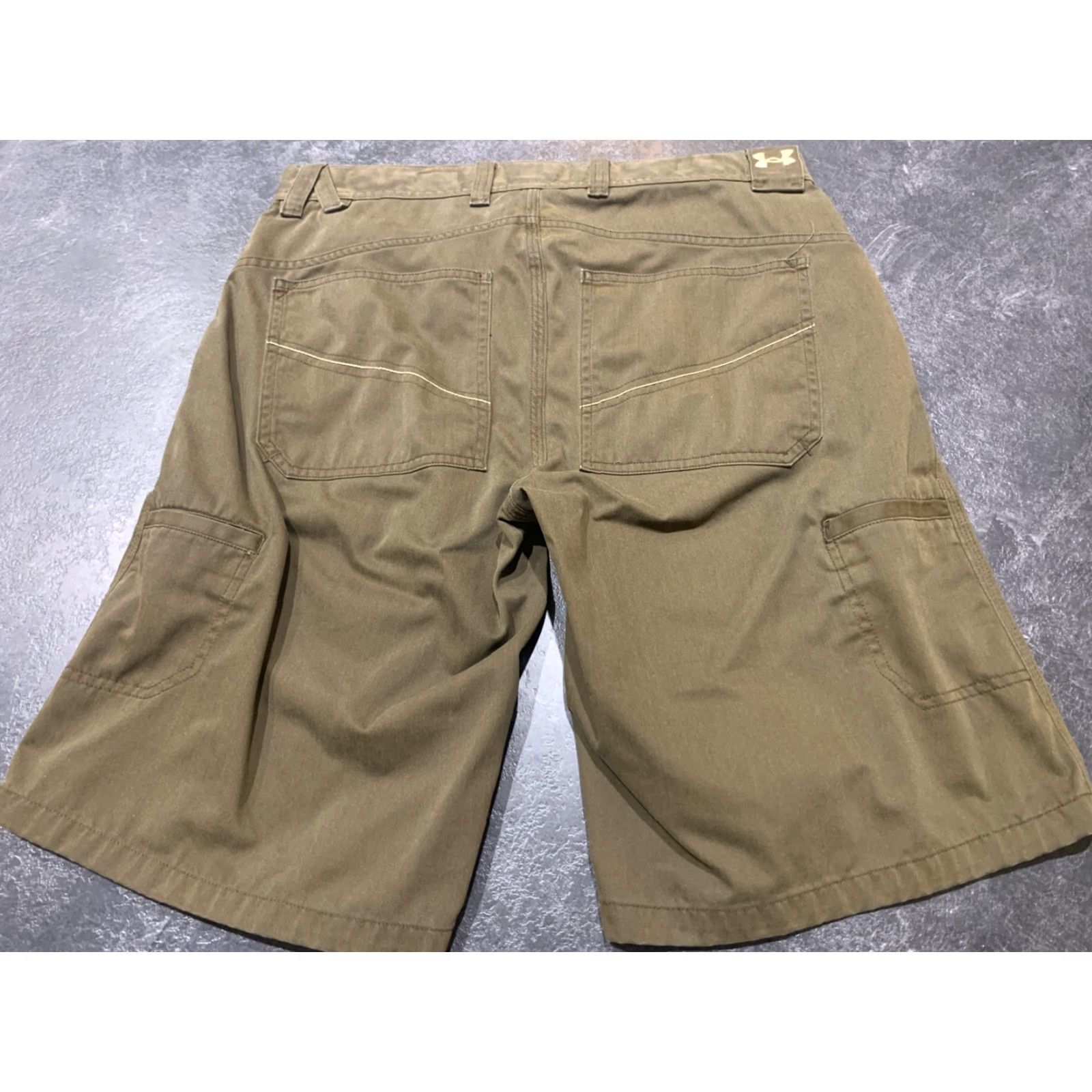 Under Armour Under Armour Golf Shorts Mens Size 32 Olive Flat Front Lightweight Moisture Wicking Size US 32 / EU 48 - 3 Thumbnail