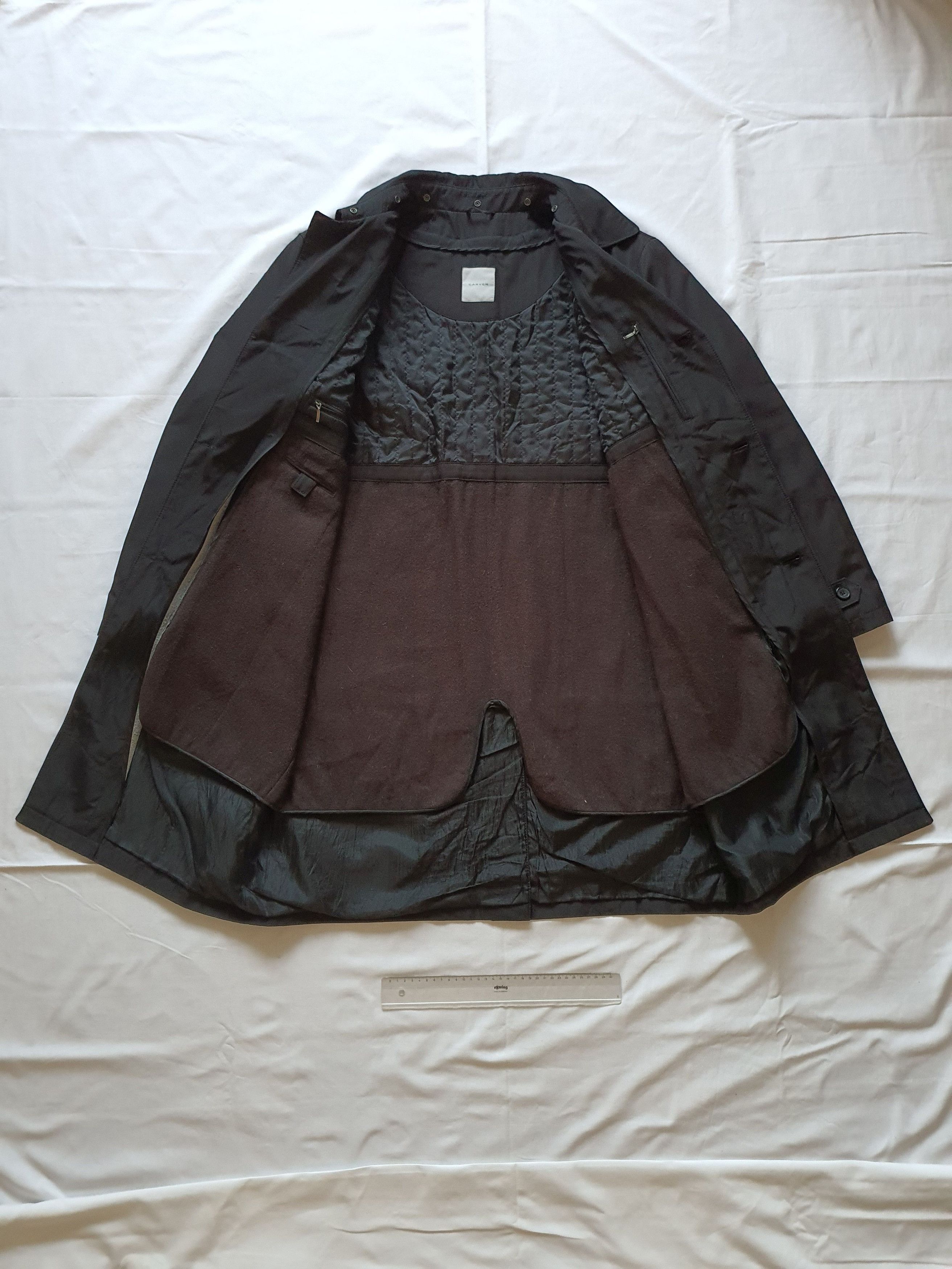 Carven × Designer × Vintage Single Breasted Padded Technical Raincoat Overcoat Size US XL / EU 56 / 4 - 3 Thumbnail