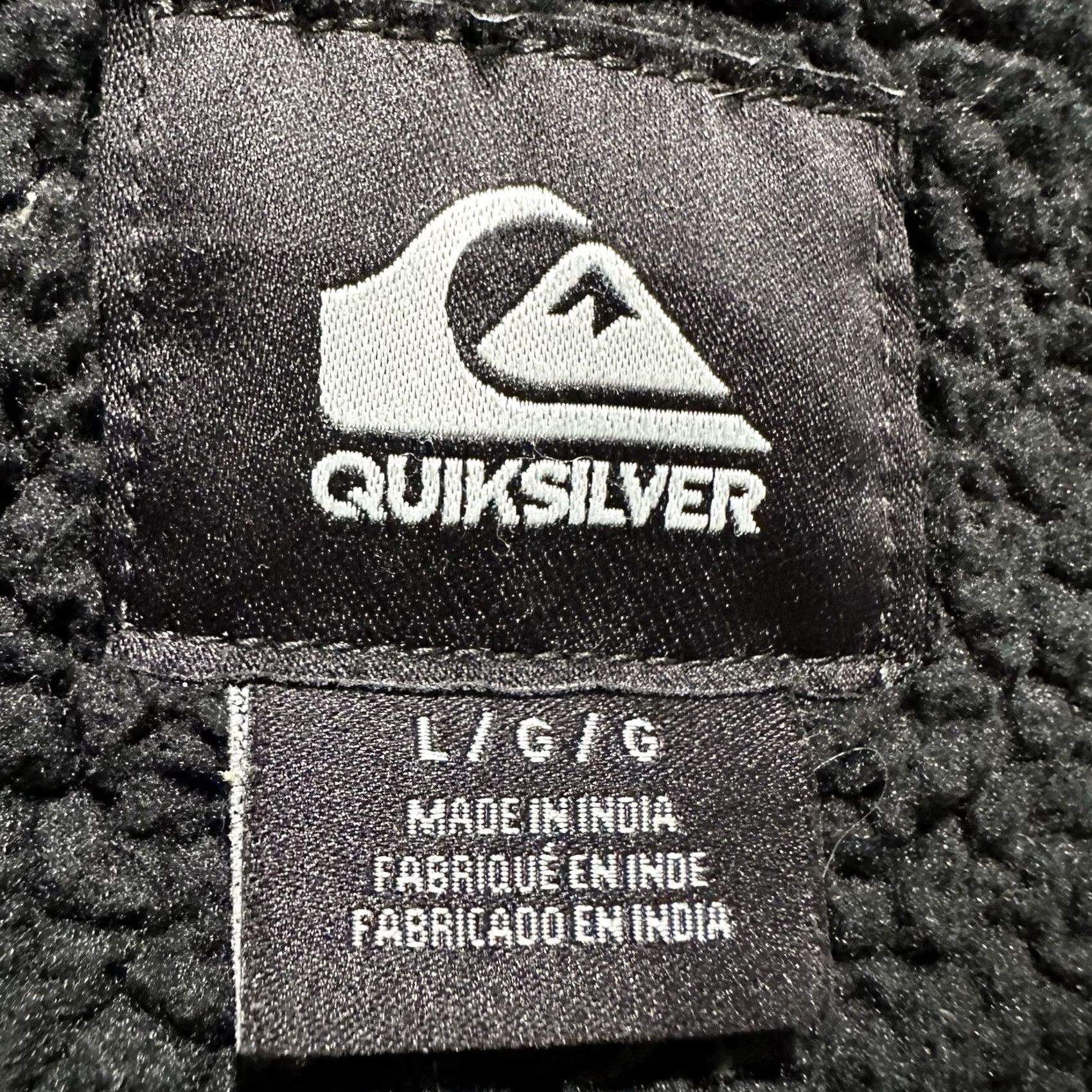 Quiksilver Quiksilver Shirt Mens Large Black Beige Plaid Flannel Button Up Size US L / EU 52-54 / 3 - 4 Thumbnail