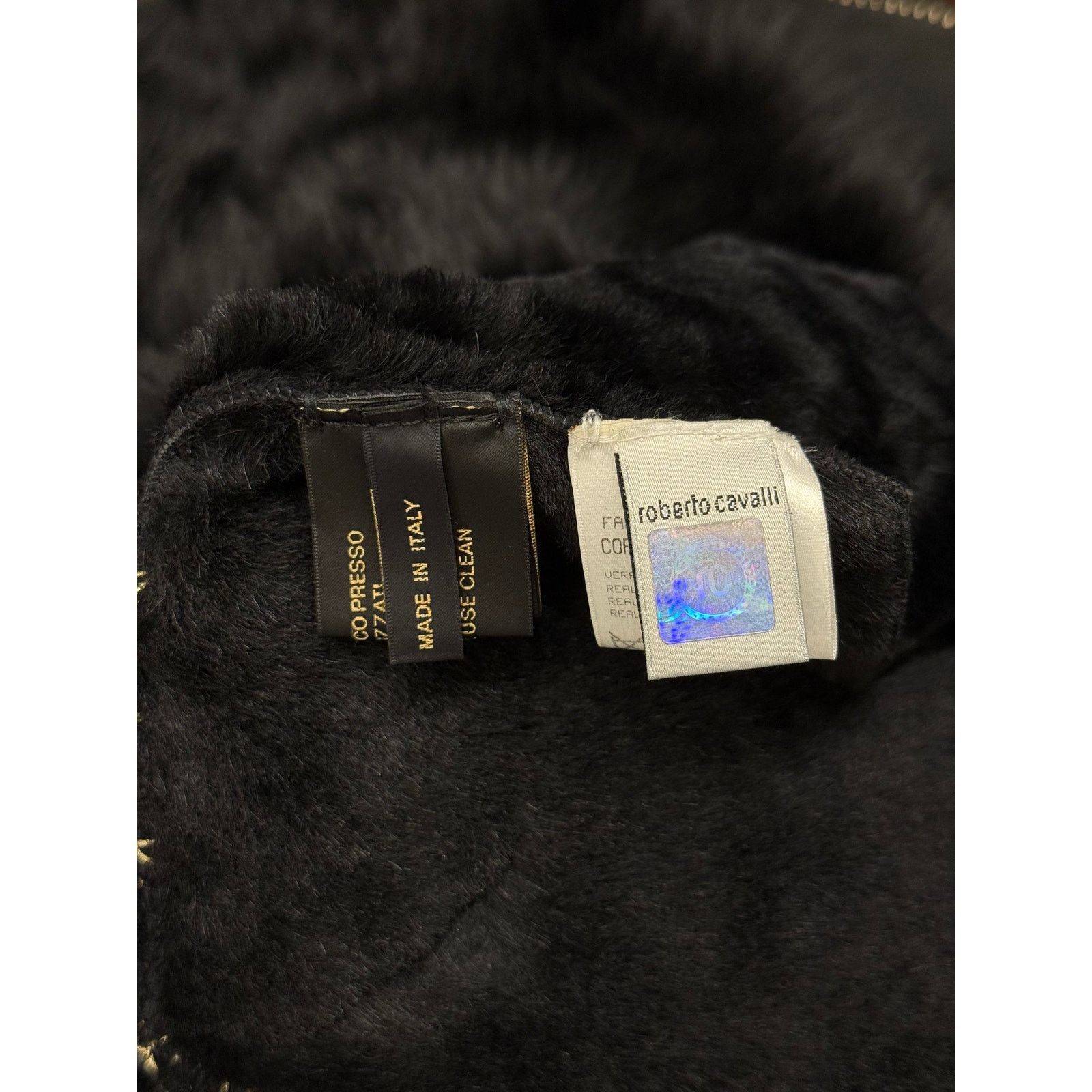 Roberto Cavalli 2002 Roberto Cavalli fitted shearling jacket with fur collar Size US S / EU 44-46 / 1 - 11 Thumbnail
