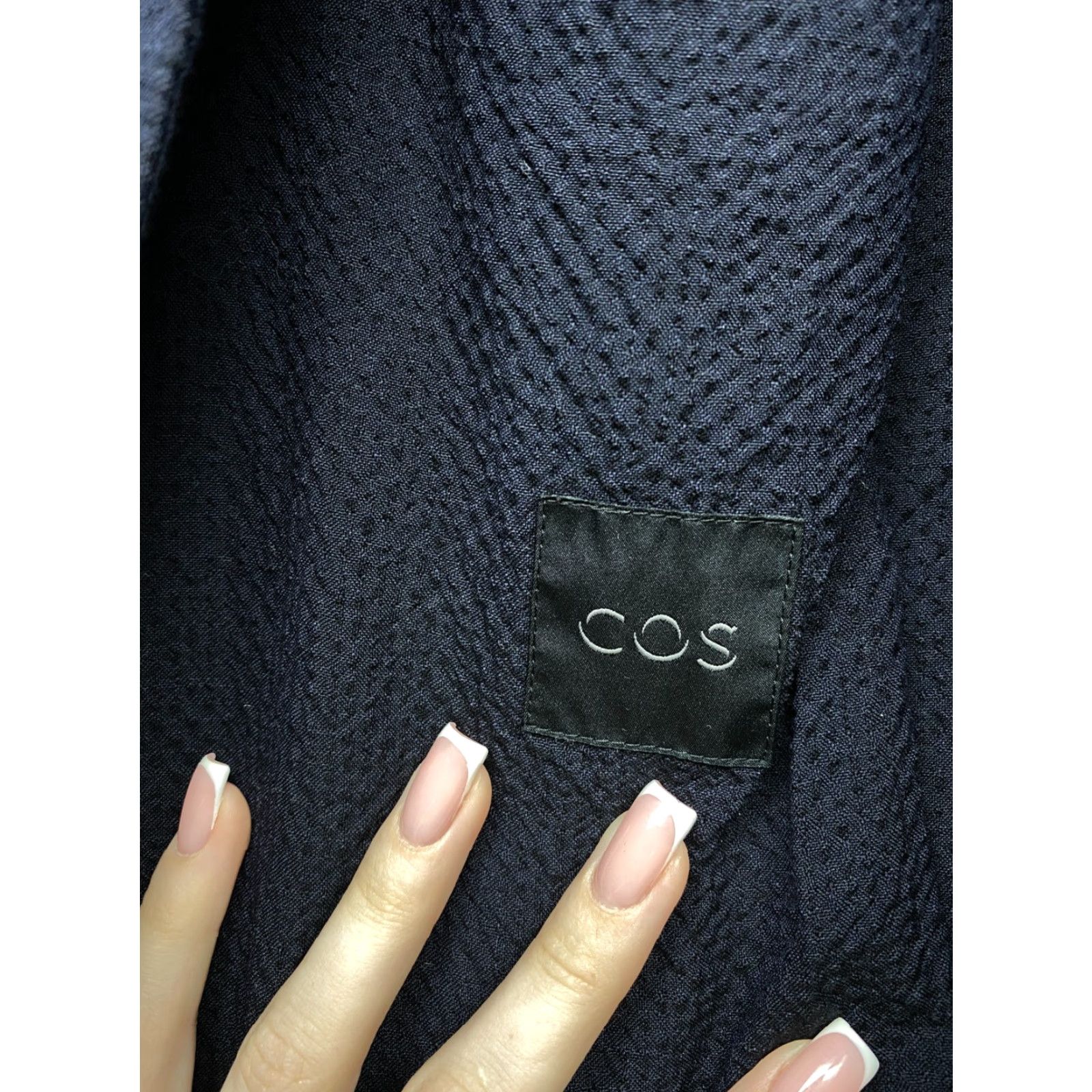 Cos COS Blazer - Wool Cotton Jacket - Blue - Size M - COS Mens - Regular - Button Closure - 50 (M) Size 40R - 3 Thumbnail