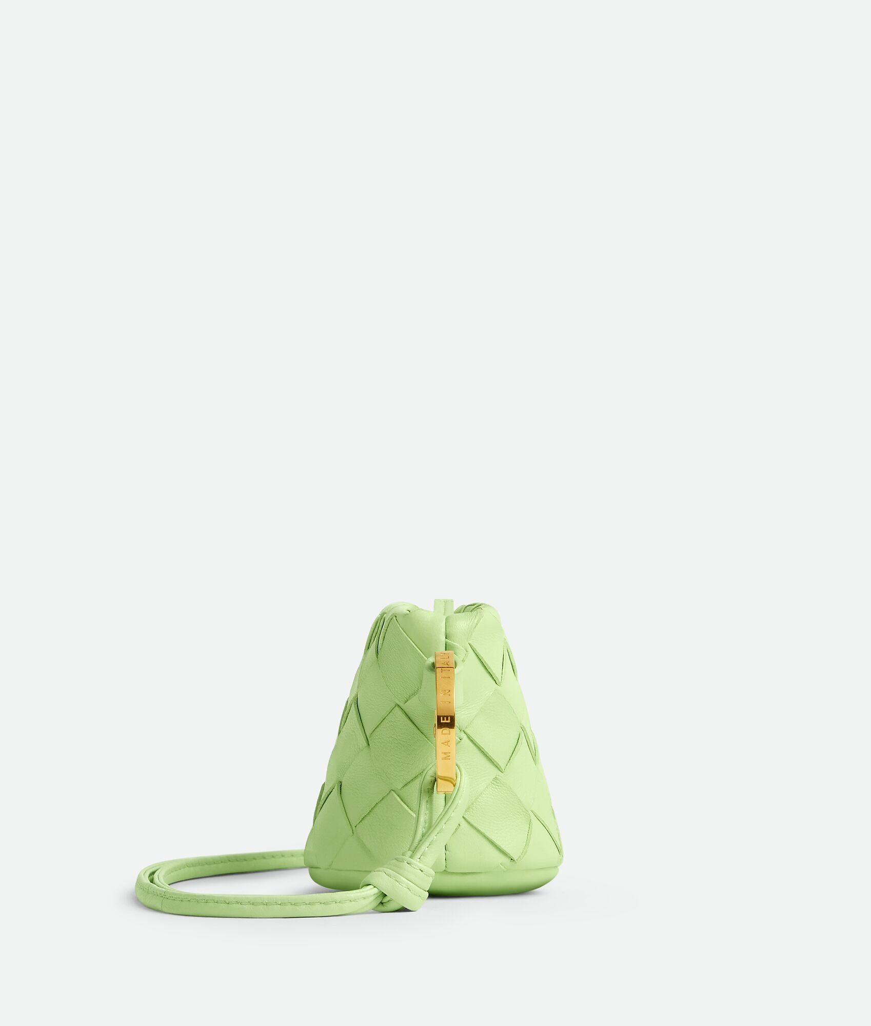 Bottega Veneta o1w1db10925 Size: OS / Intreccio Coin Case in Green Size ONE SIZE - 2 Thumbnail