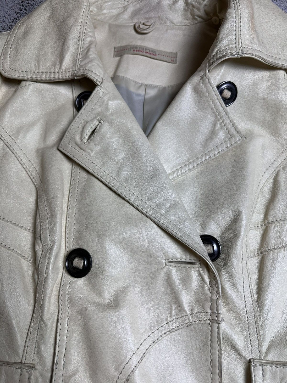 Japanese Brand × Vintage Leather jacket l.g.b japanese goa archive y2k Size M / US 6-8 / IT 42-44 - 9 Thumbnail
