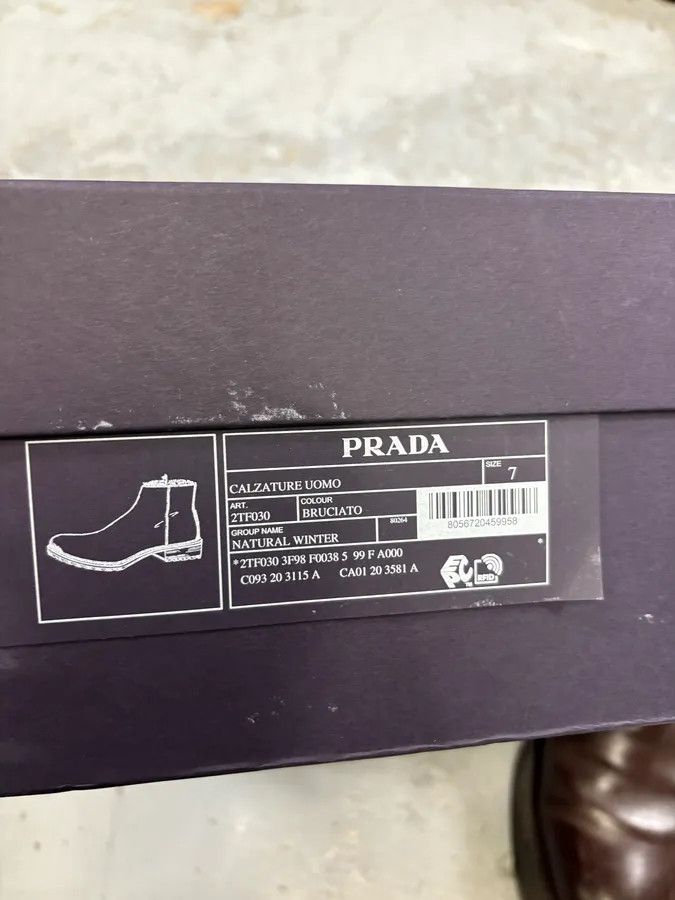 Prada Prada Brown Classy Leather Chelsea Boots Size US 8 / EU 41 - 11 Thumbnail
