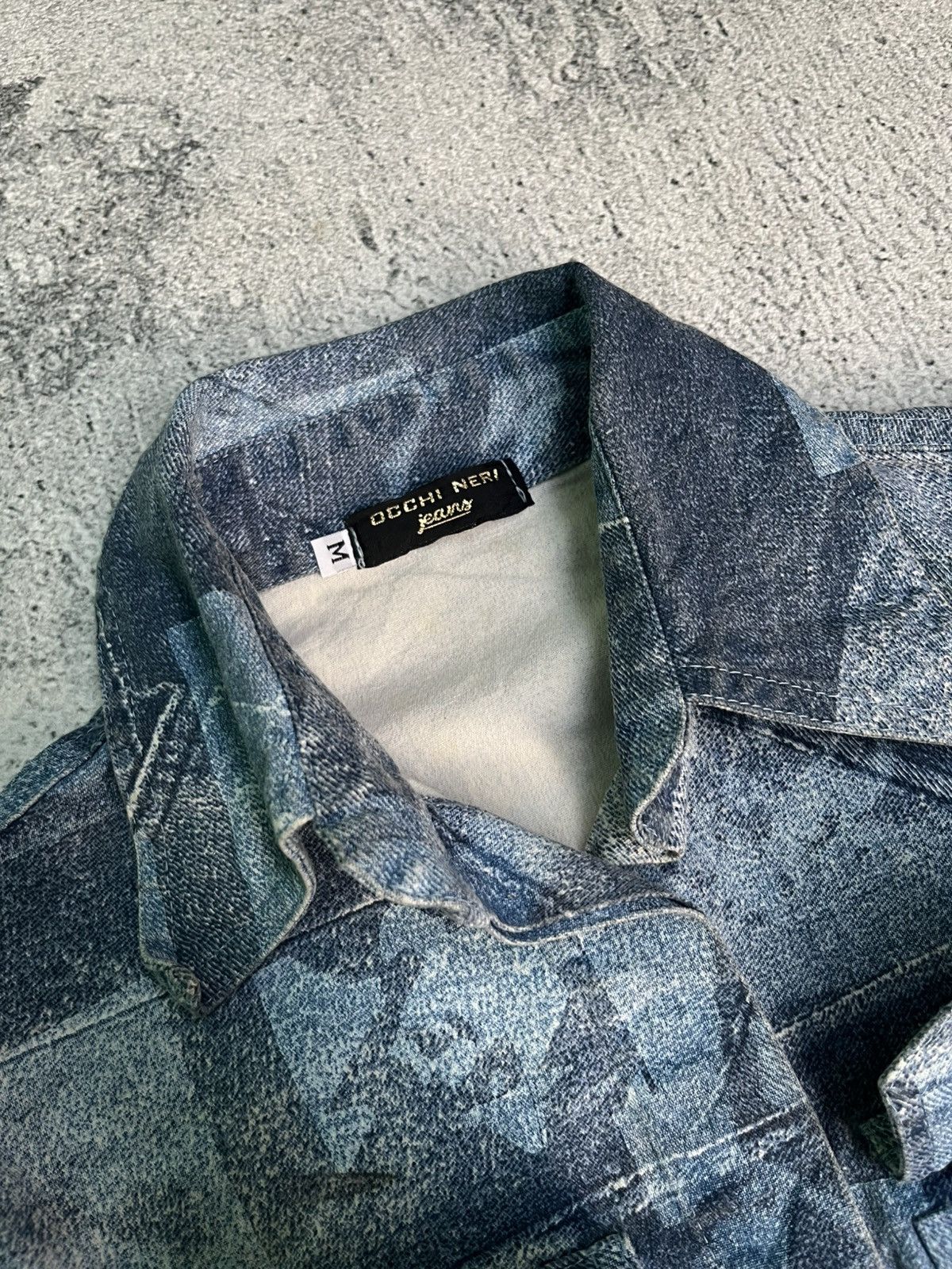 Other Y2K VINTAGE GOTHIC DENIM JACKET BY OCCHI NERI Size M / US 6-8 / IT 42-44 - 5 Thumbnail